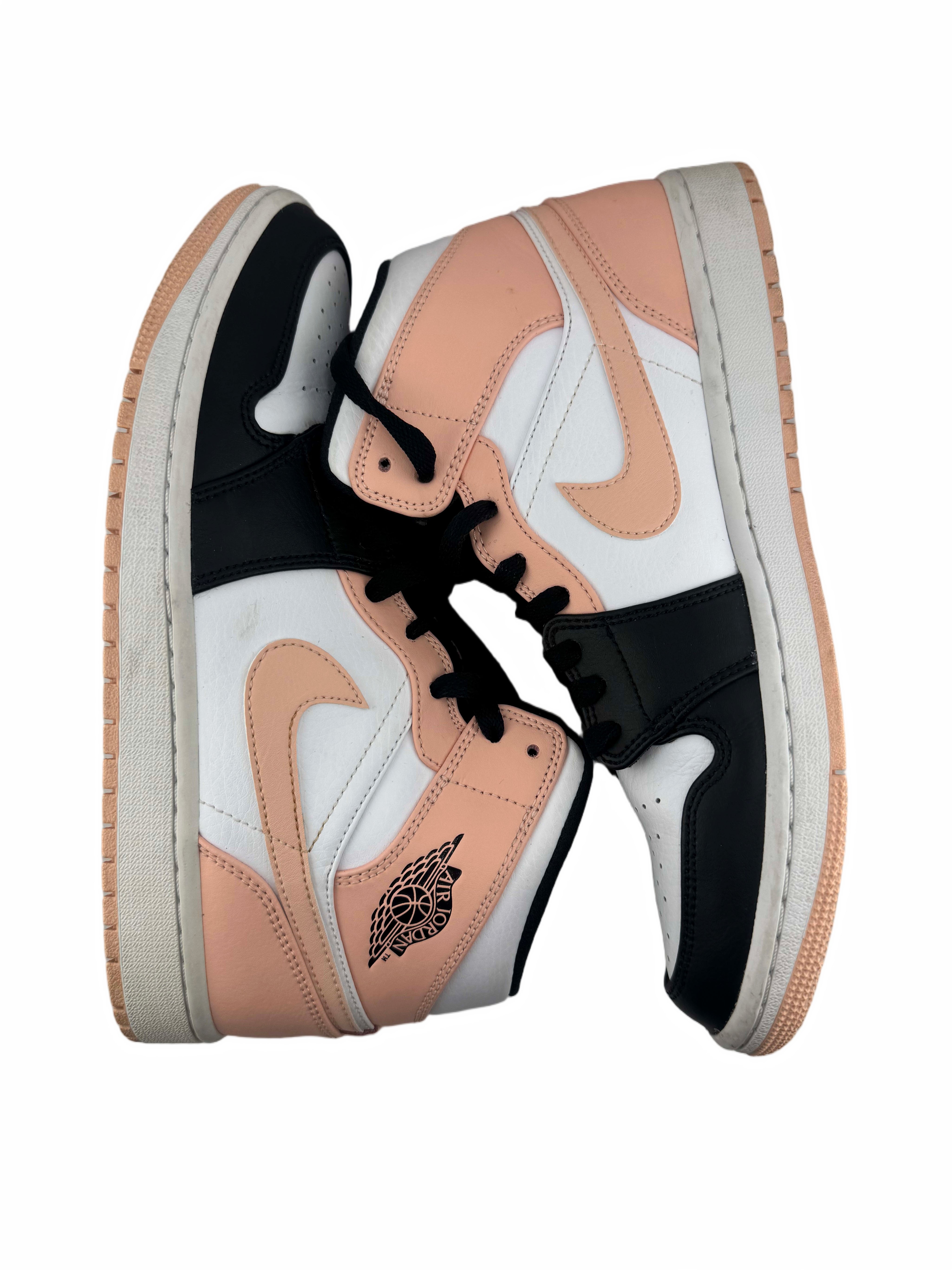 Jordan 1 Mid Arctic Orange Black Toe