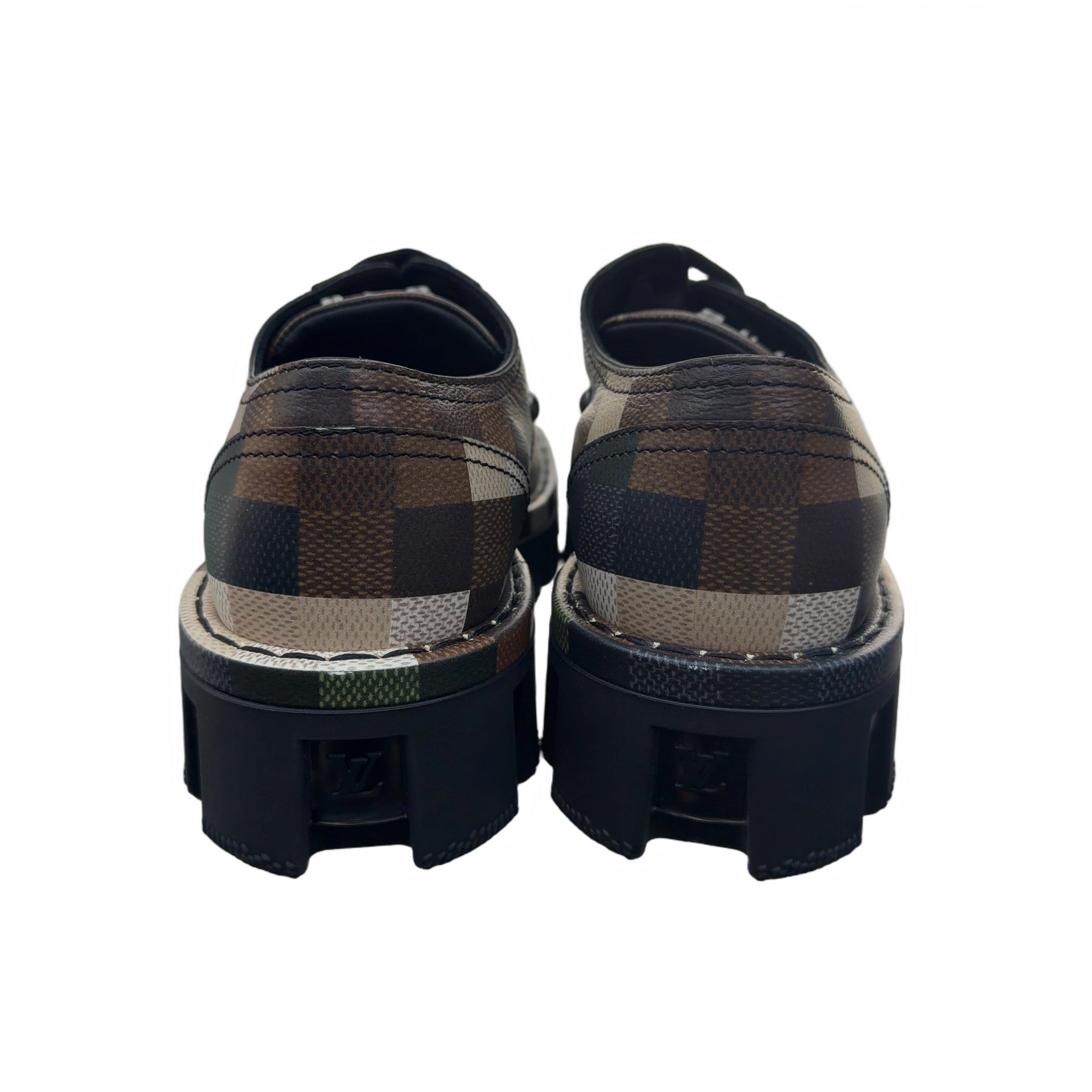 Louis Vuitton Pharrell x NIGO Damoflage LV Checker Derby