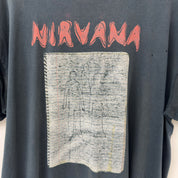 Vintage 2003 Nirvana Ghost Notebook Kurt Cobain Tee