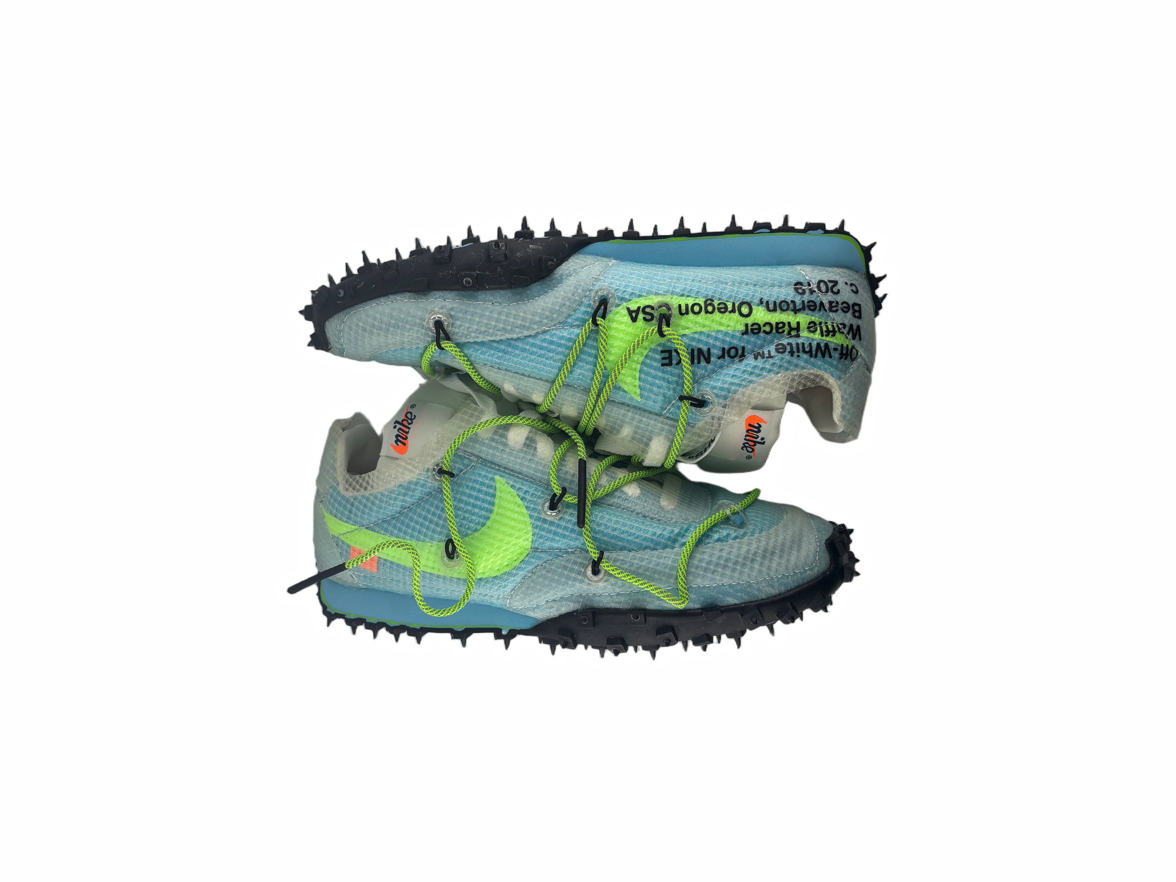 Nike Waffle Racer Off-White Vivid Sky (Women's)