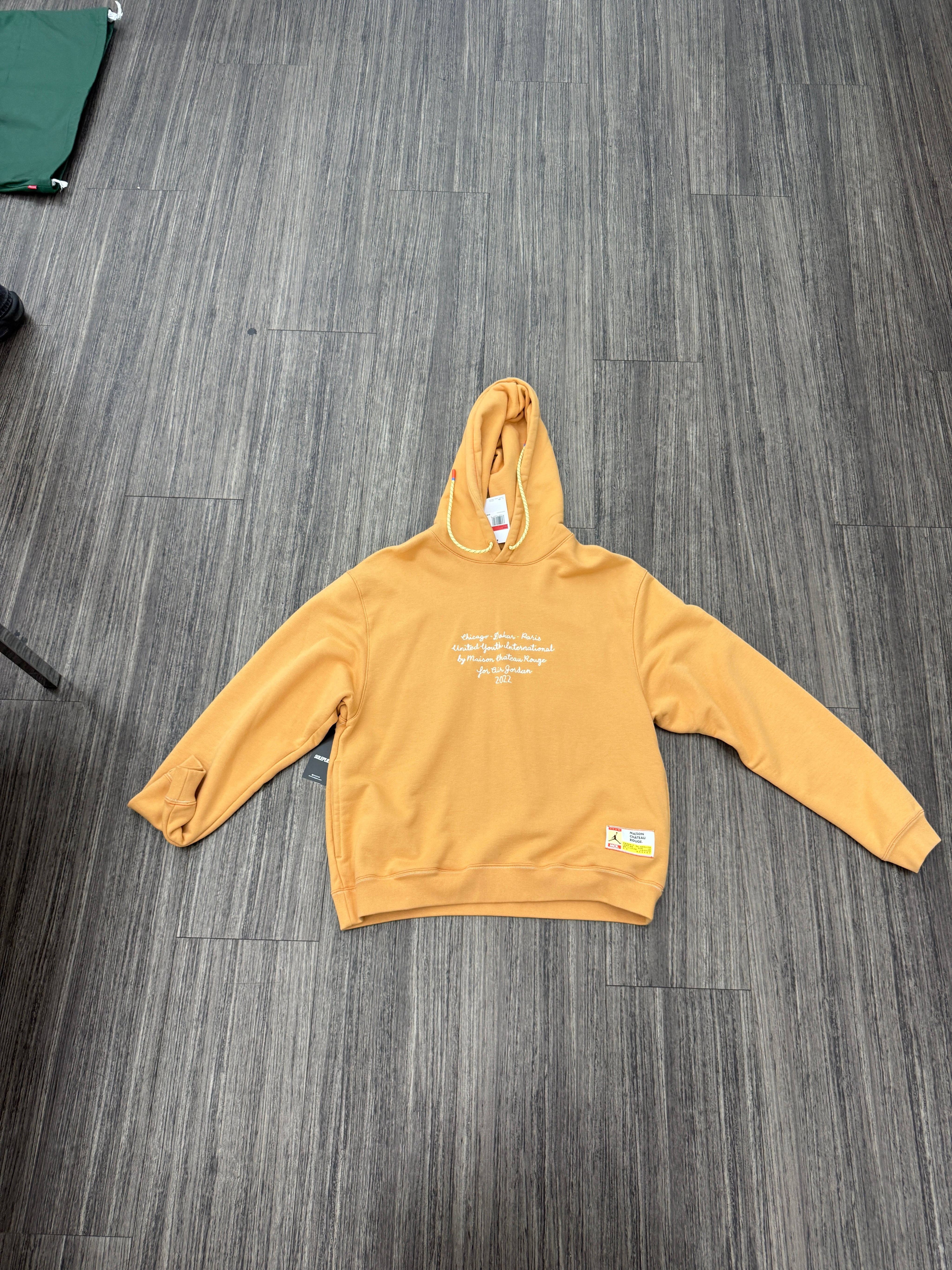 Jordan x Maison Chateau Rouge Hoodie Orange