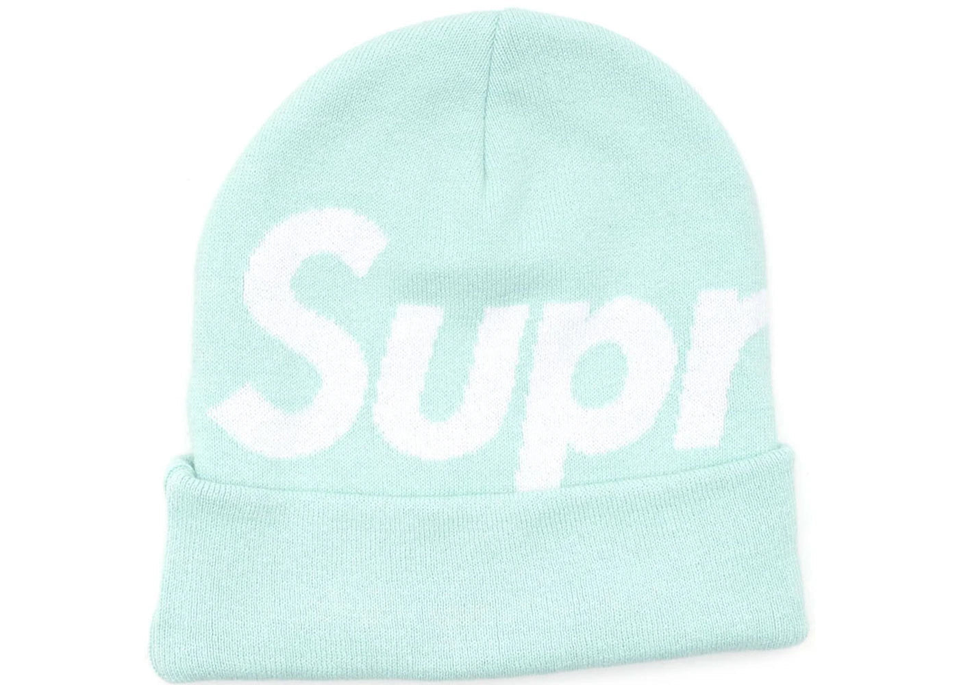 Supreme Big Logo Beanie Teal