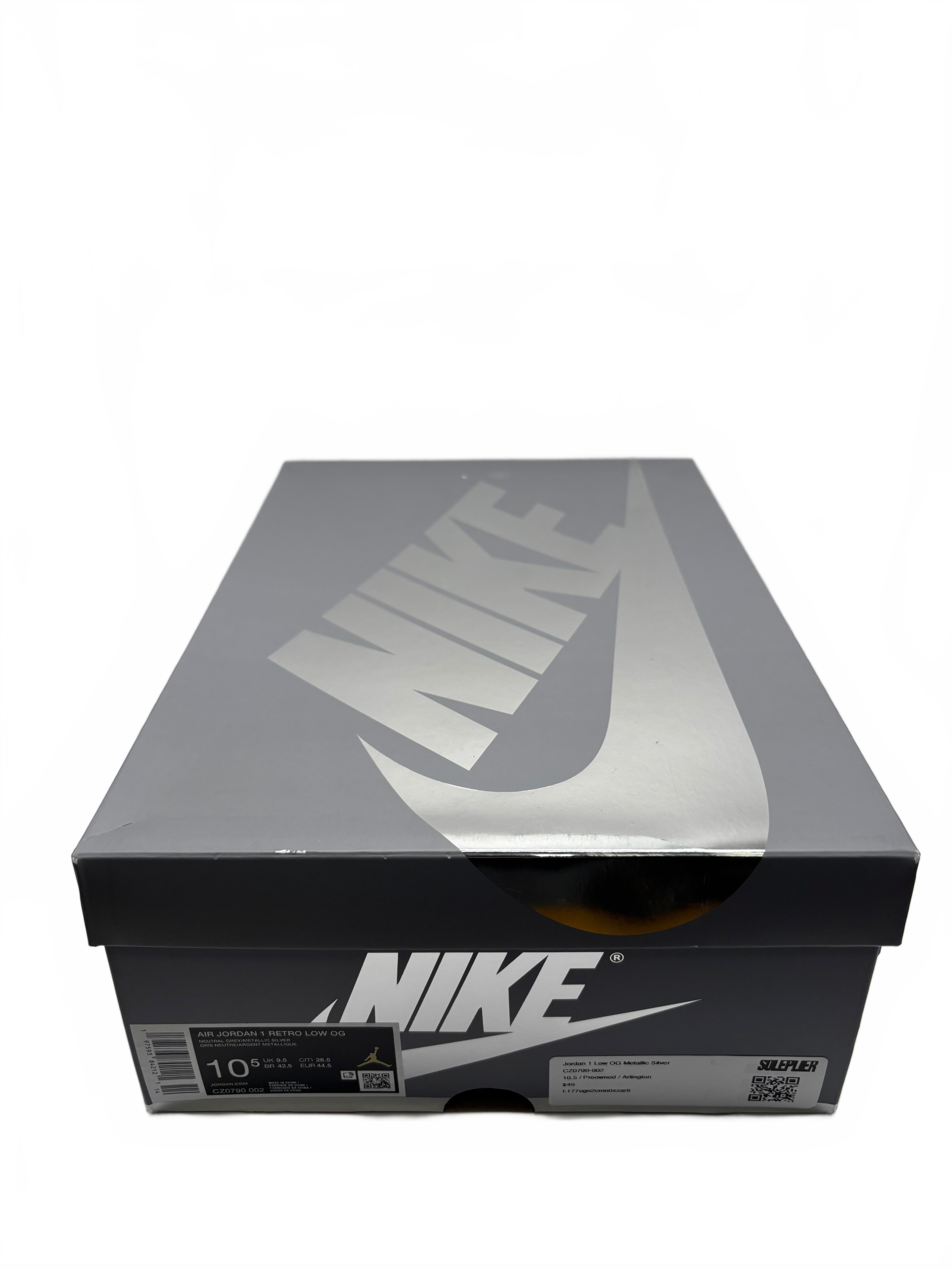 Jordan 1 Low OG Metallic Silver