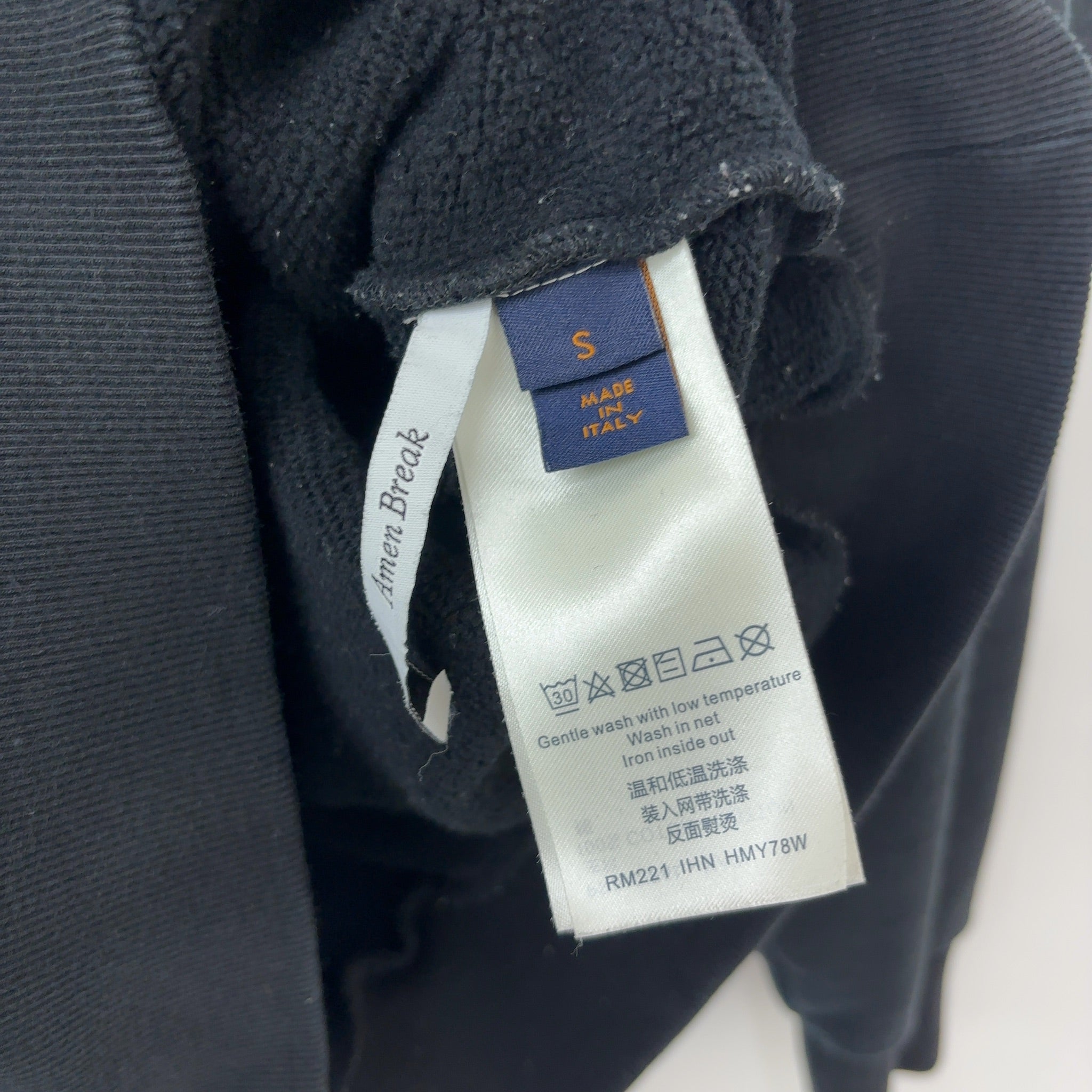 Louis Vuitton Graphic Hoodie Black