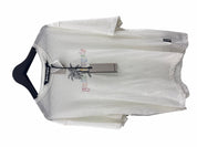 Palm Angels Logo Linen Collar T-Shirt White