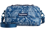 Supreme Puffer Side Bag Blue Paisley