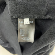 Balenciaga Archetype Back Logo Hoodie Black