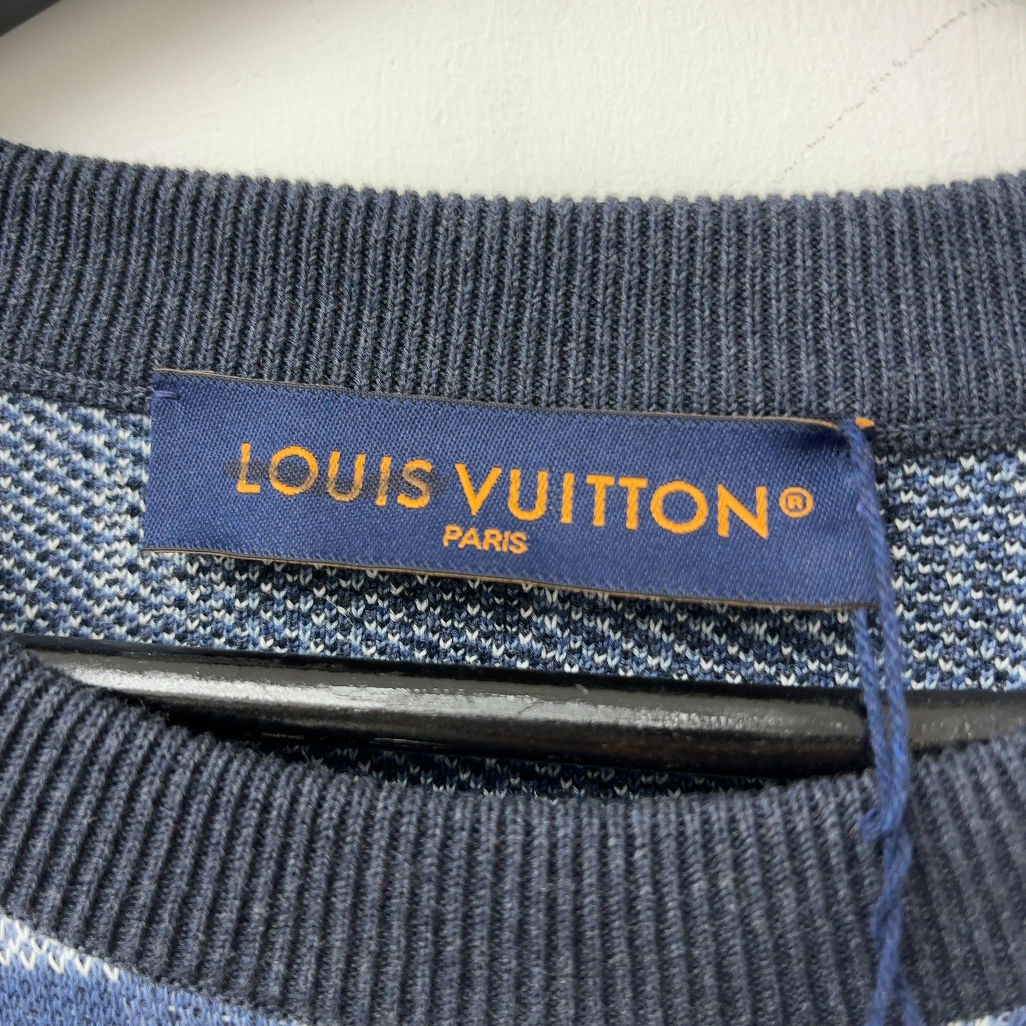 Louis Vuitton Damier Crewneck Blue