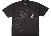 KAWS For Kid Cudi Moon Man GID Tee Vintage Black