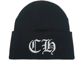Chrome Hearts CH Logo Beanie Black/White