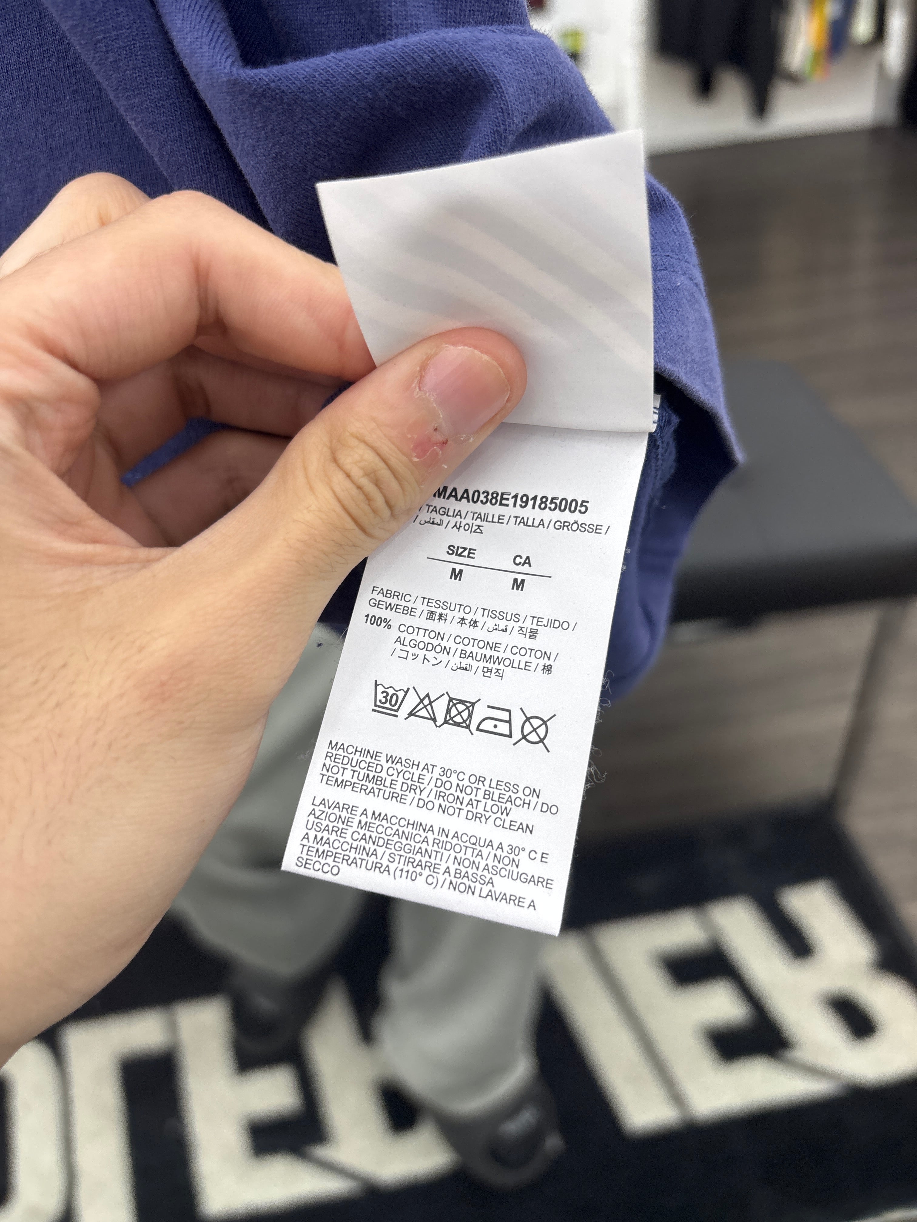 OFF-WHITE Mariana De Silva T-shirt Blue/Multicolor