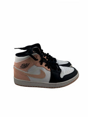 Jordan 1 Mid Arctic Orange Black Toe