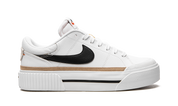 Nike Court Legacy Lift White Black (Women's)