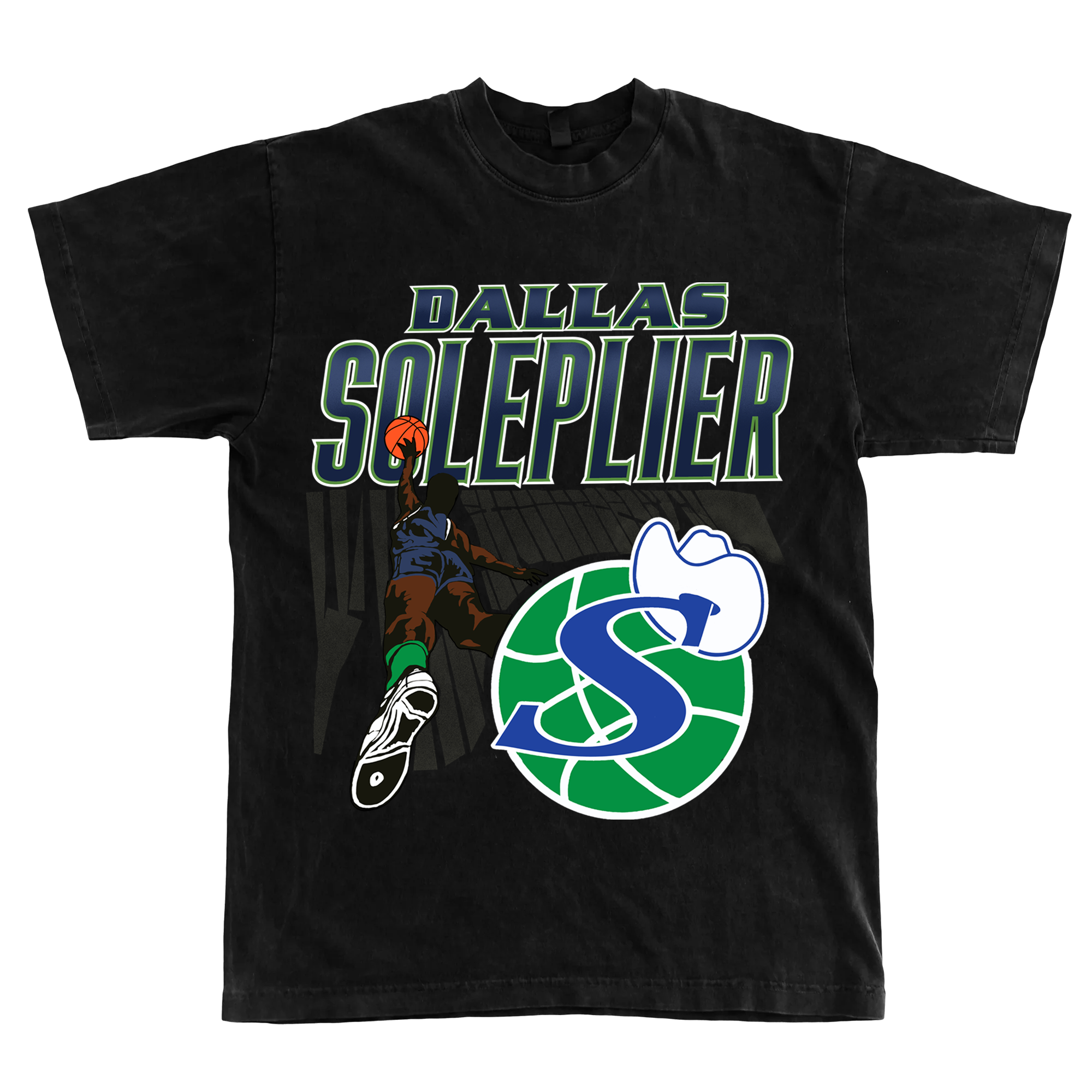 SOLEPLIER Mavs Tee Vintage Black