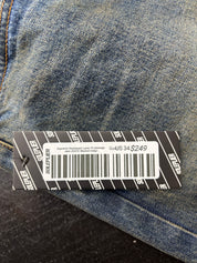 Supreme Distressed Loose Fit Selvedge Jean (SS25) Washed Indigo