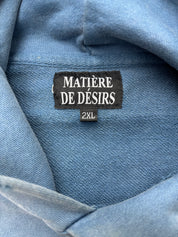 Matiere De Desirs ENCORE HOODIE ‘WASHED BLUE’