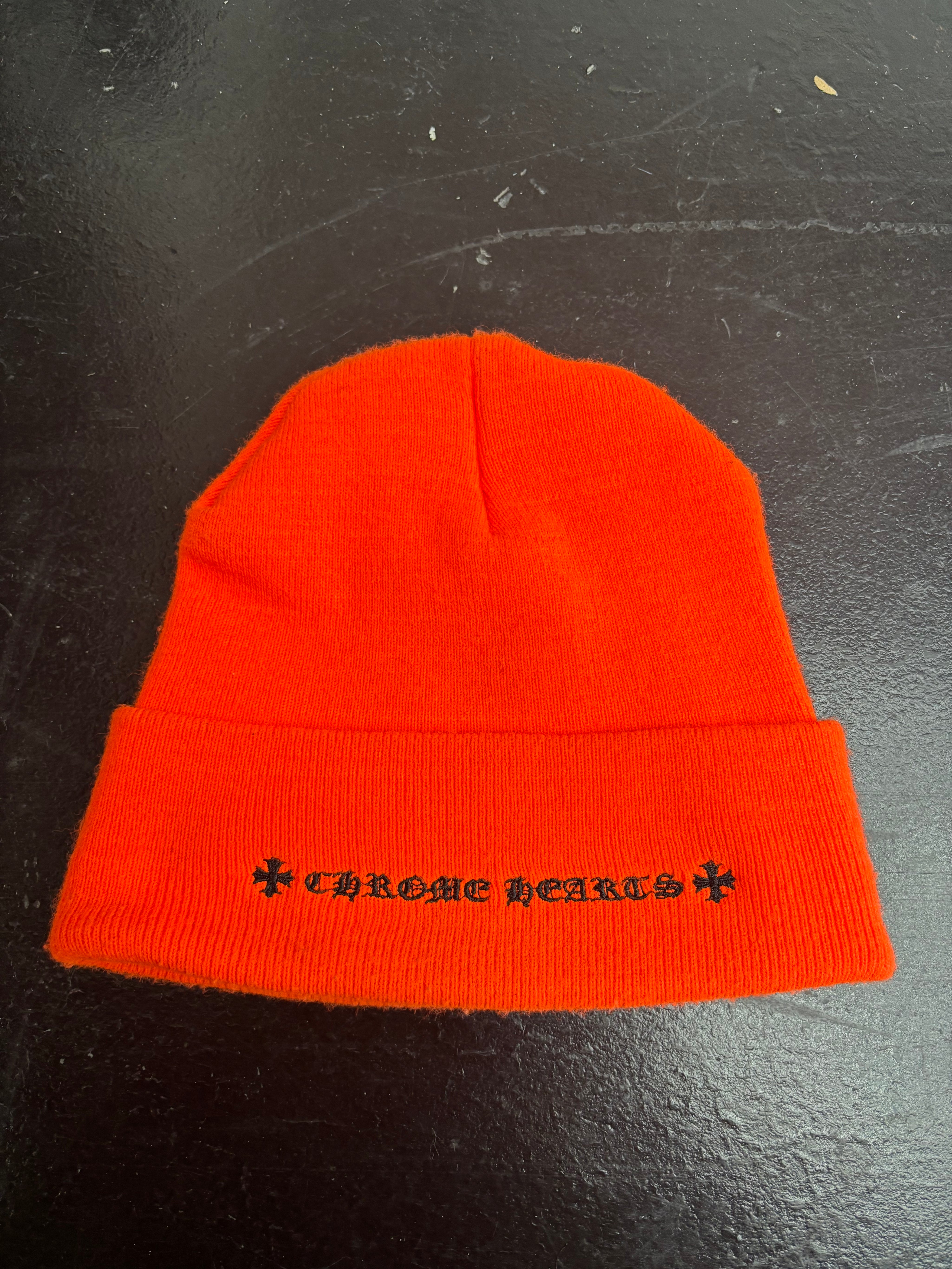 Chrome Hearts Orange Beanie
