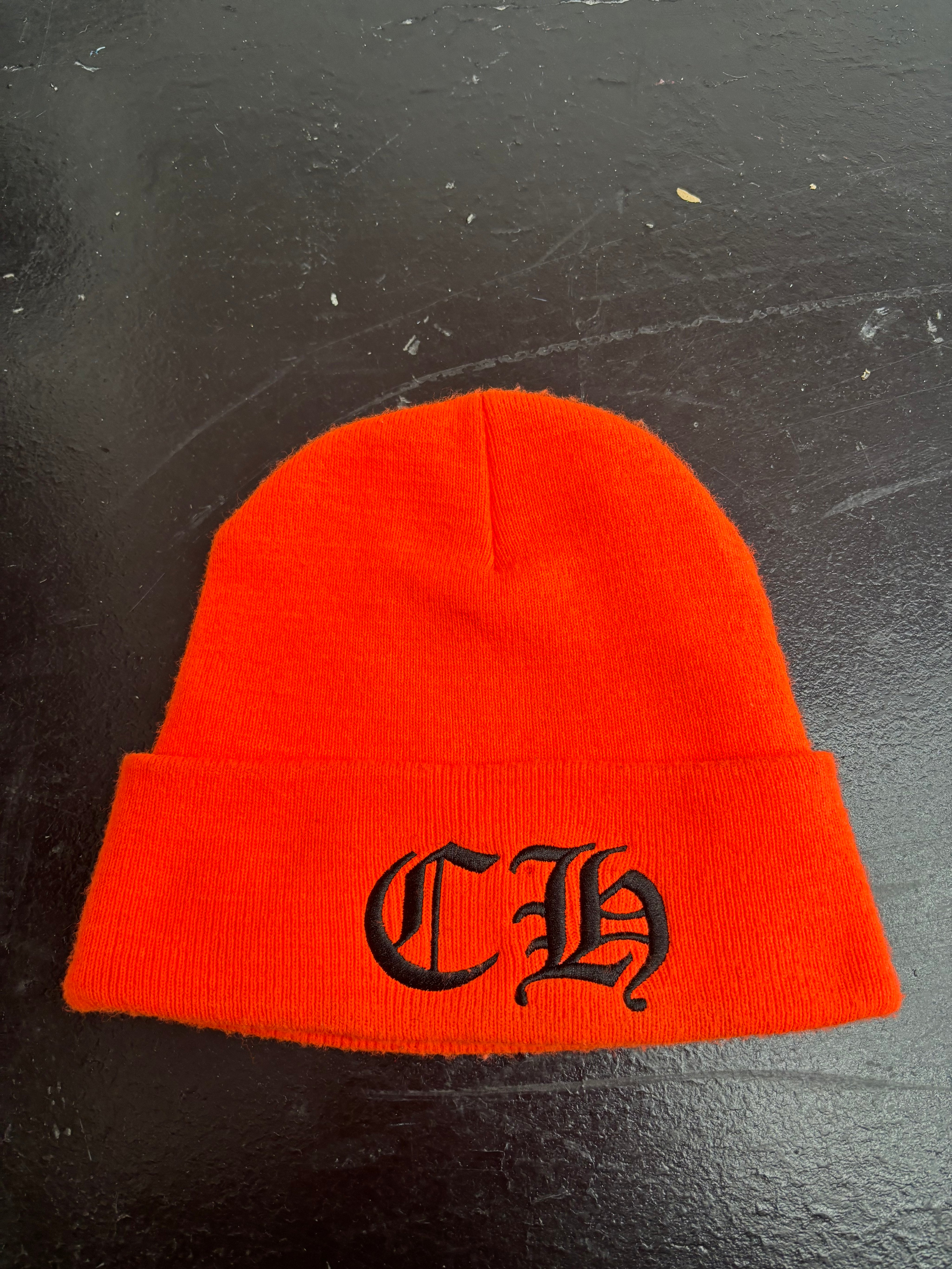 Chrome Hearts Orange Beanie