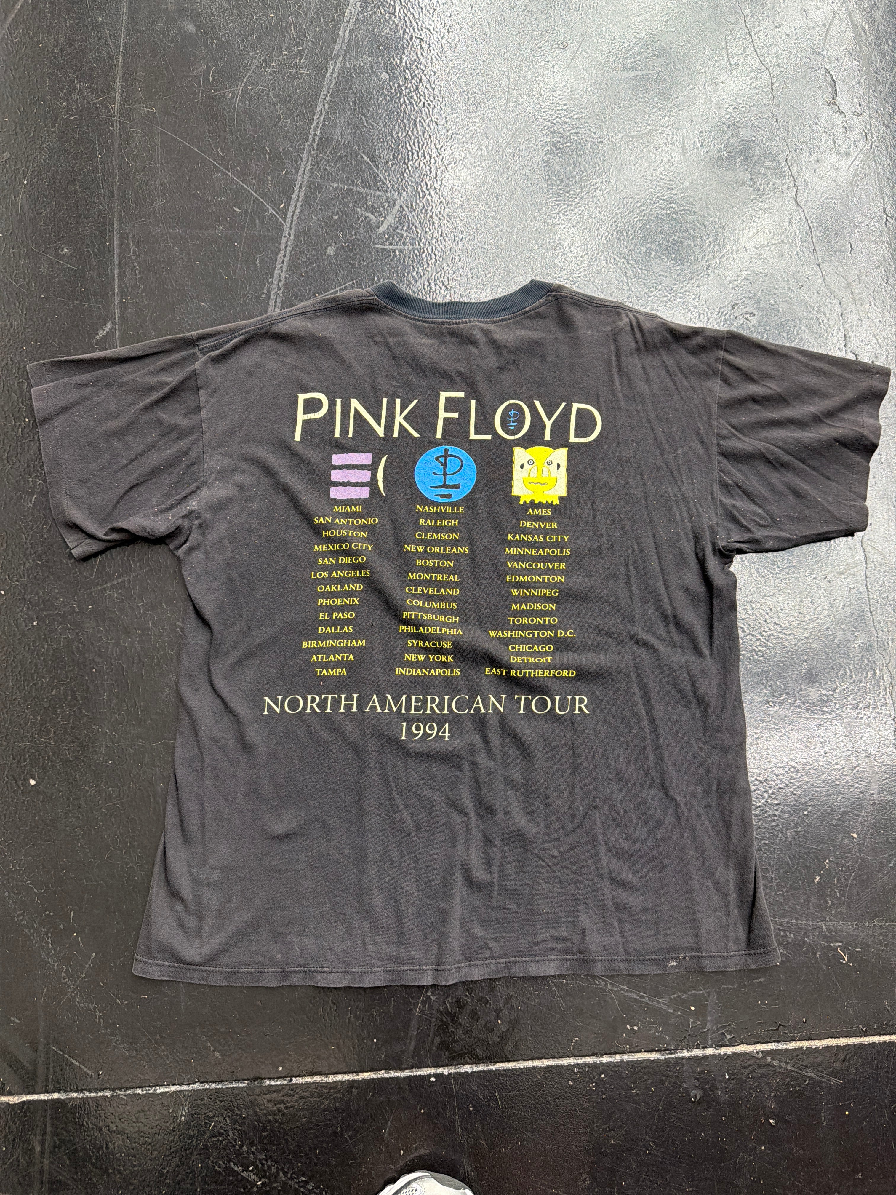 Vintage ‘94 Pink Floyd North American Tour Tee 