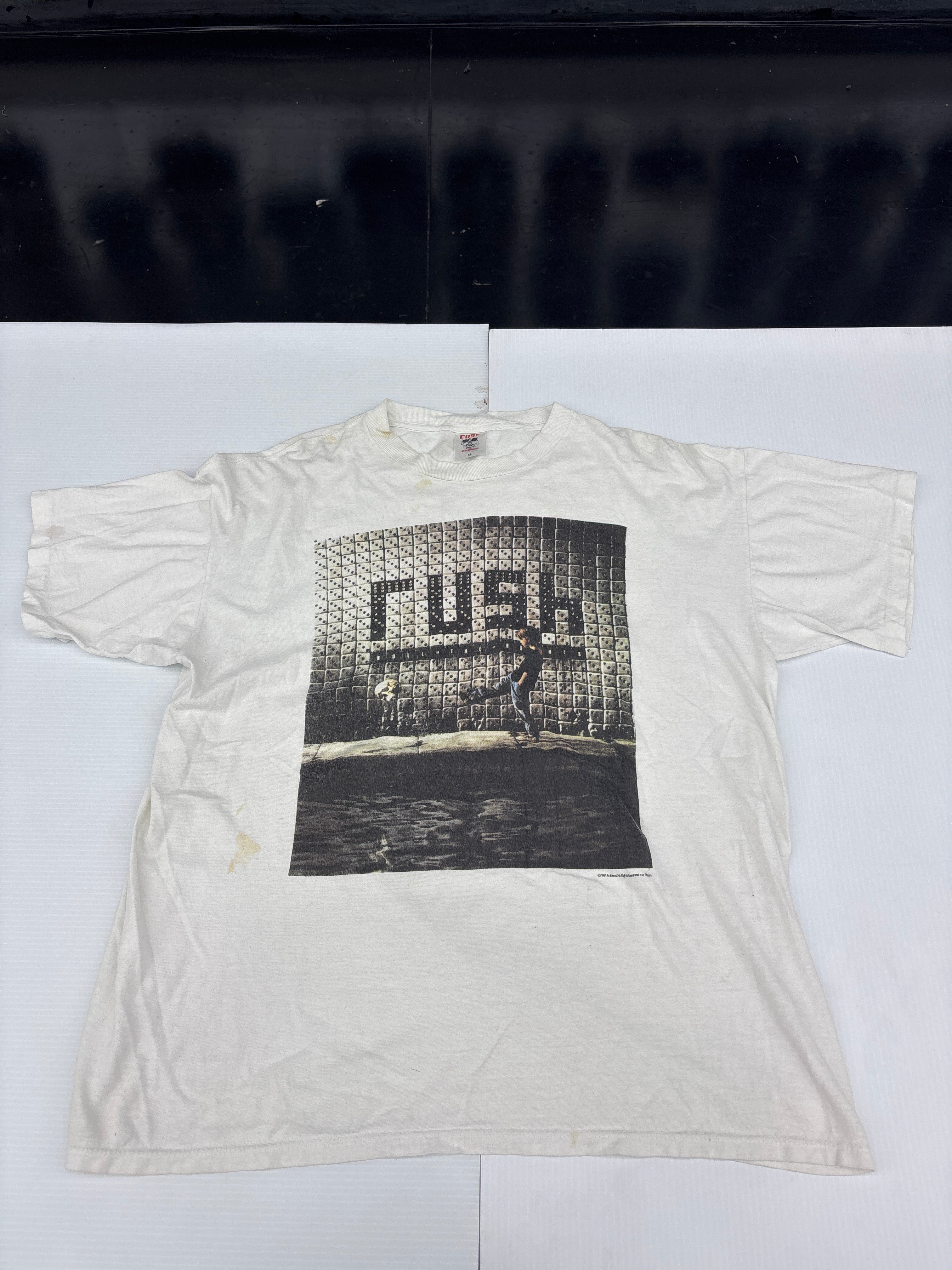 Vintage SPORTSWEAR Rush Roll The Bones Album 1991-92 Tour T Shirt