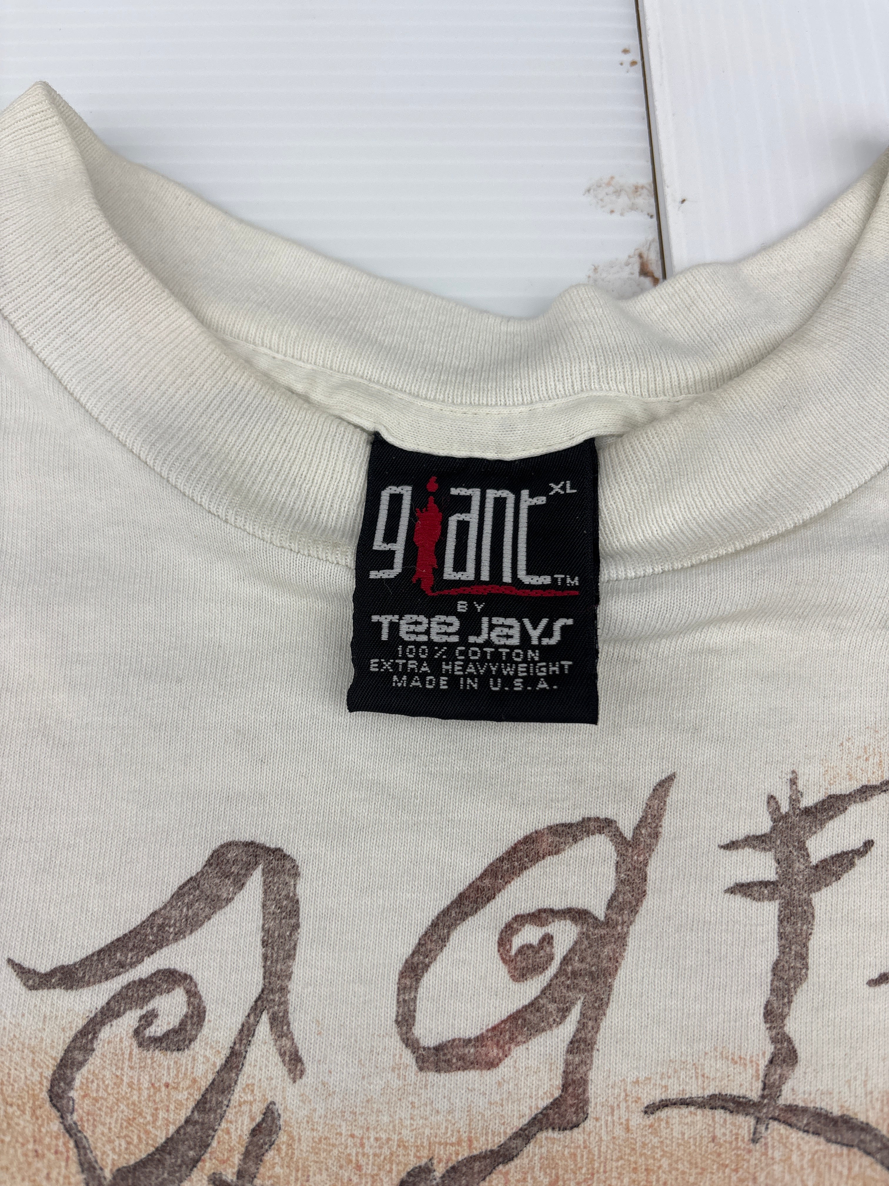 Vintage EAGLES 1994 World Tour Adult VINTAGE T-Shirt Large cactus art hotel california