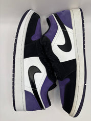 Jordan 1 Low Court Purple
