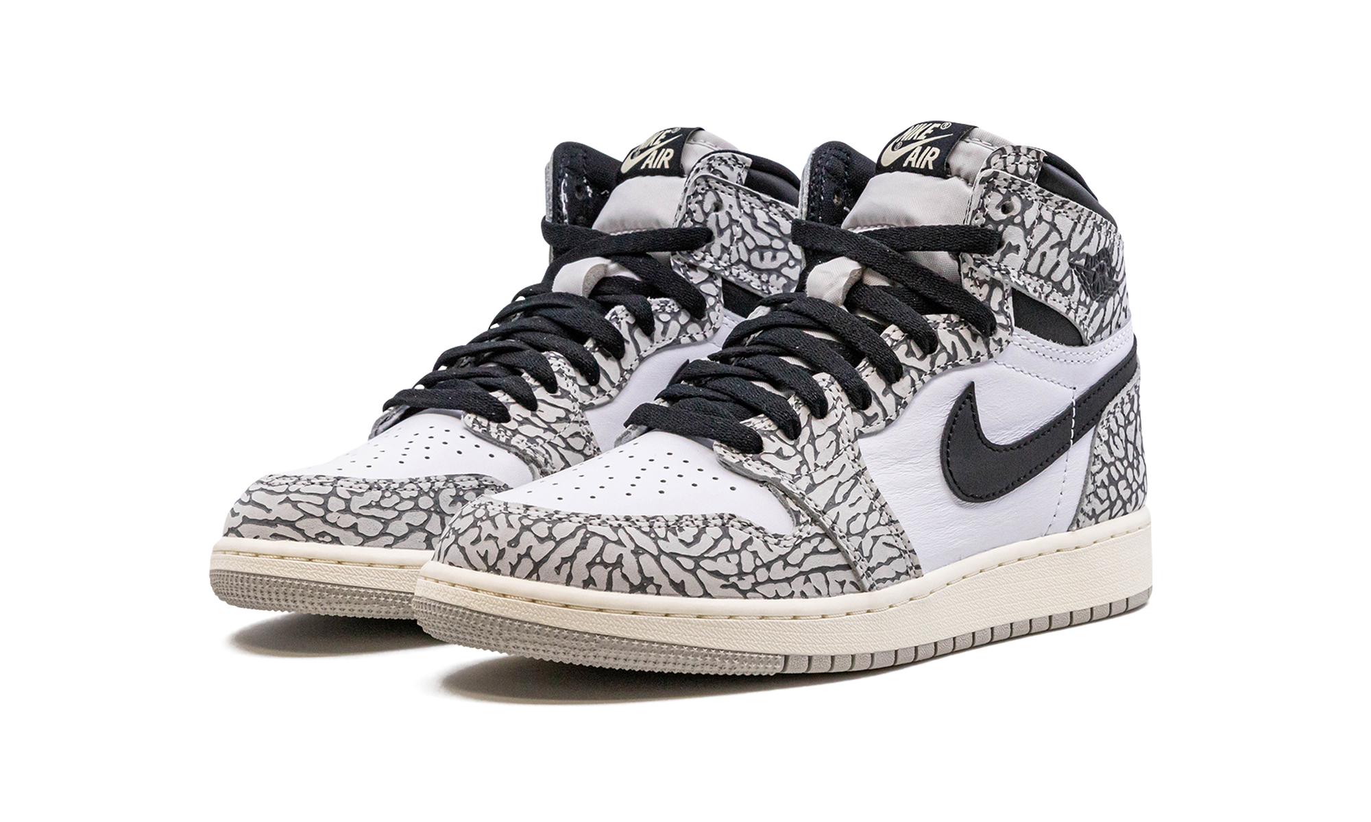 Jordan 1 Retro High OG White Cement (GS)