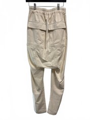 Rick Owens Drawstring Long Pants Natural