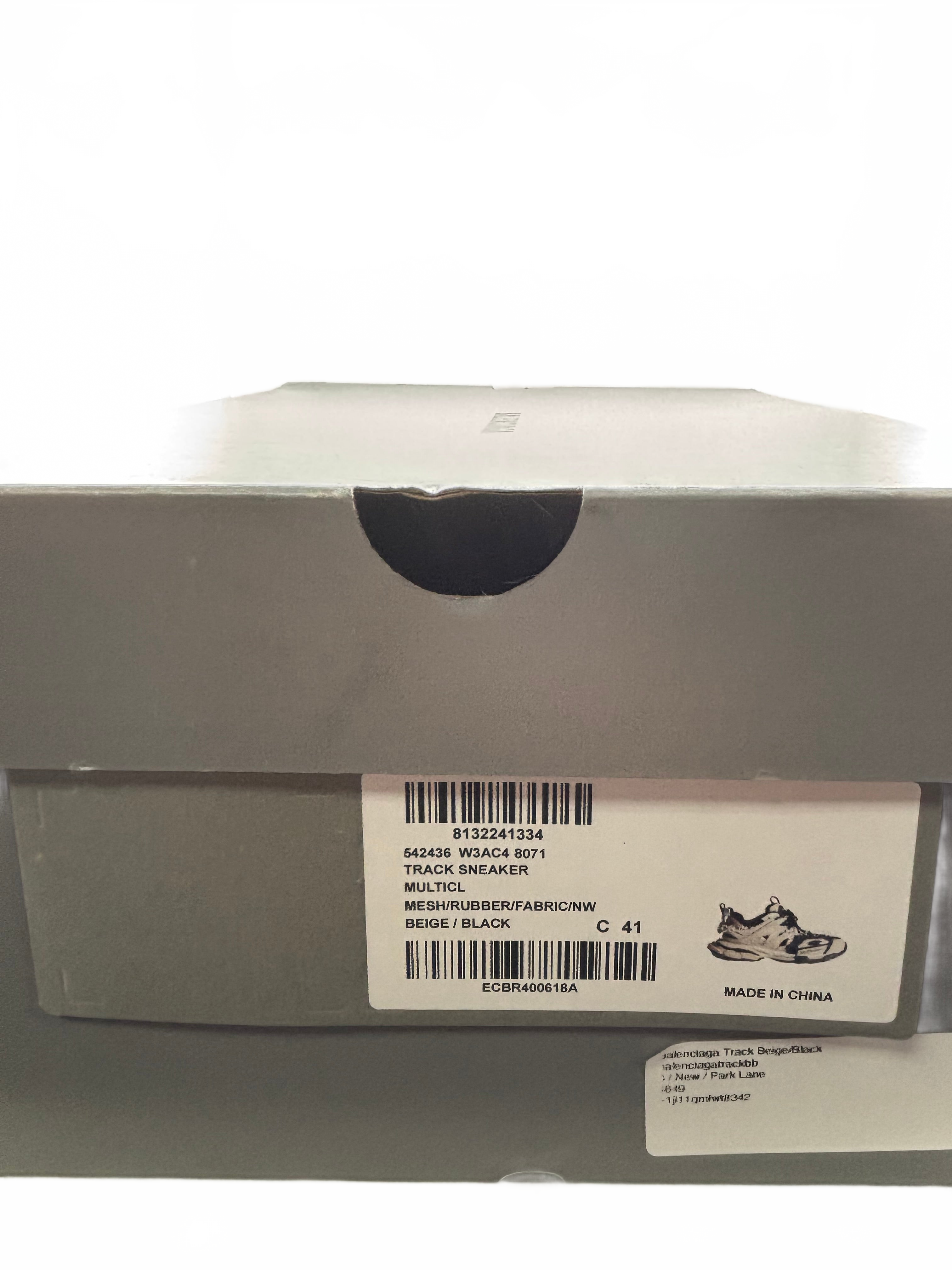 Balenciaga Track Beige Black