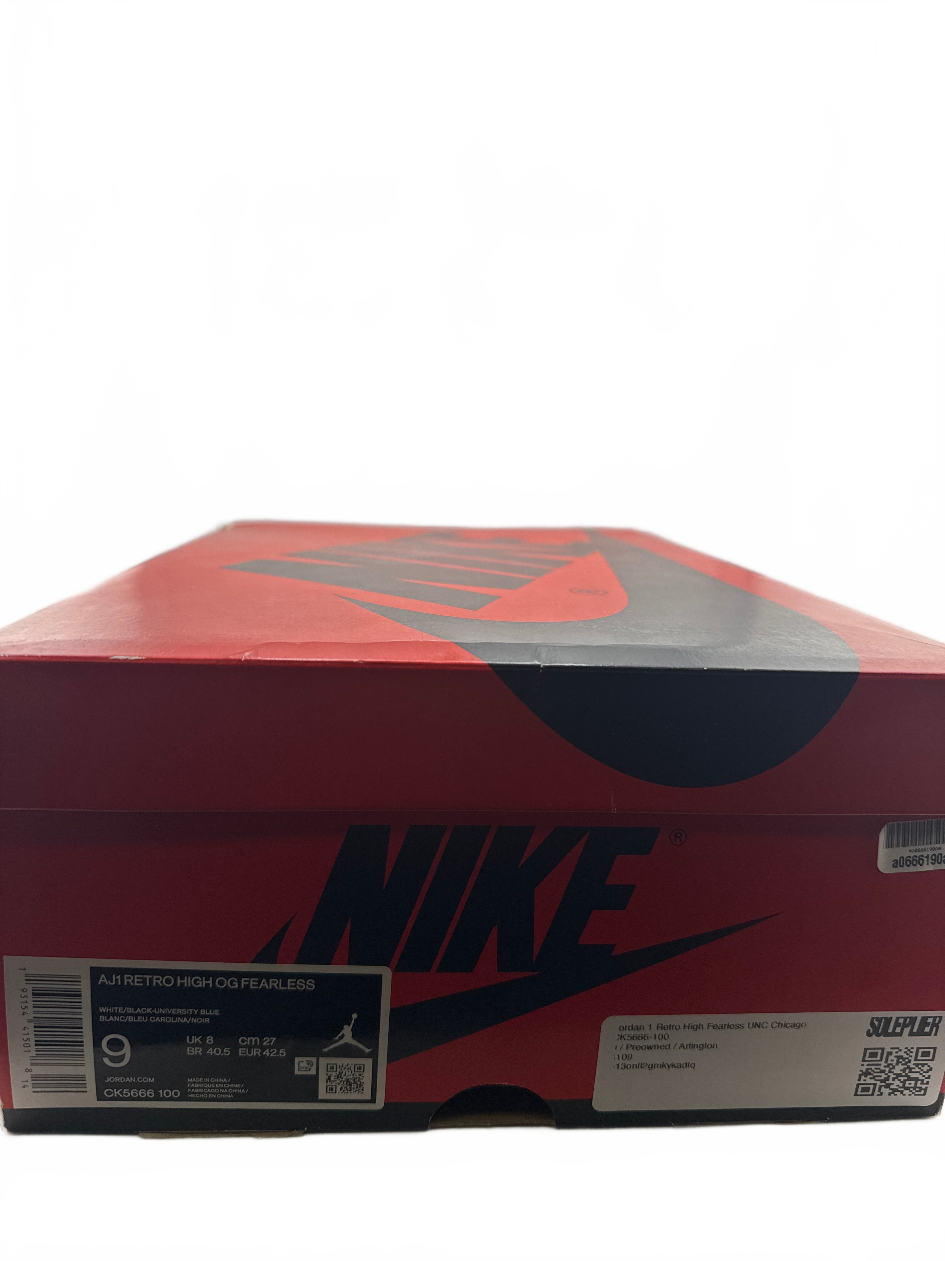 Jordan 1 Retro High Fearless UNC Chicago