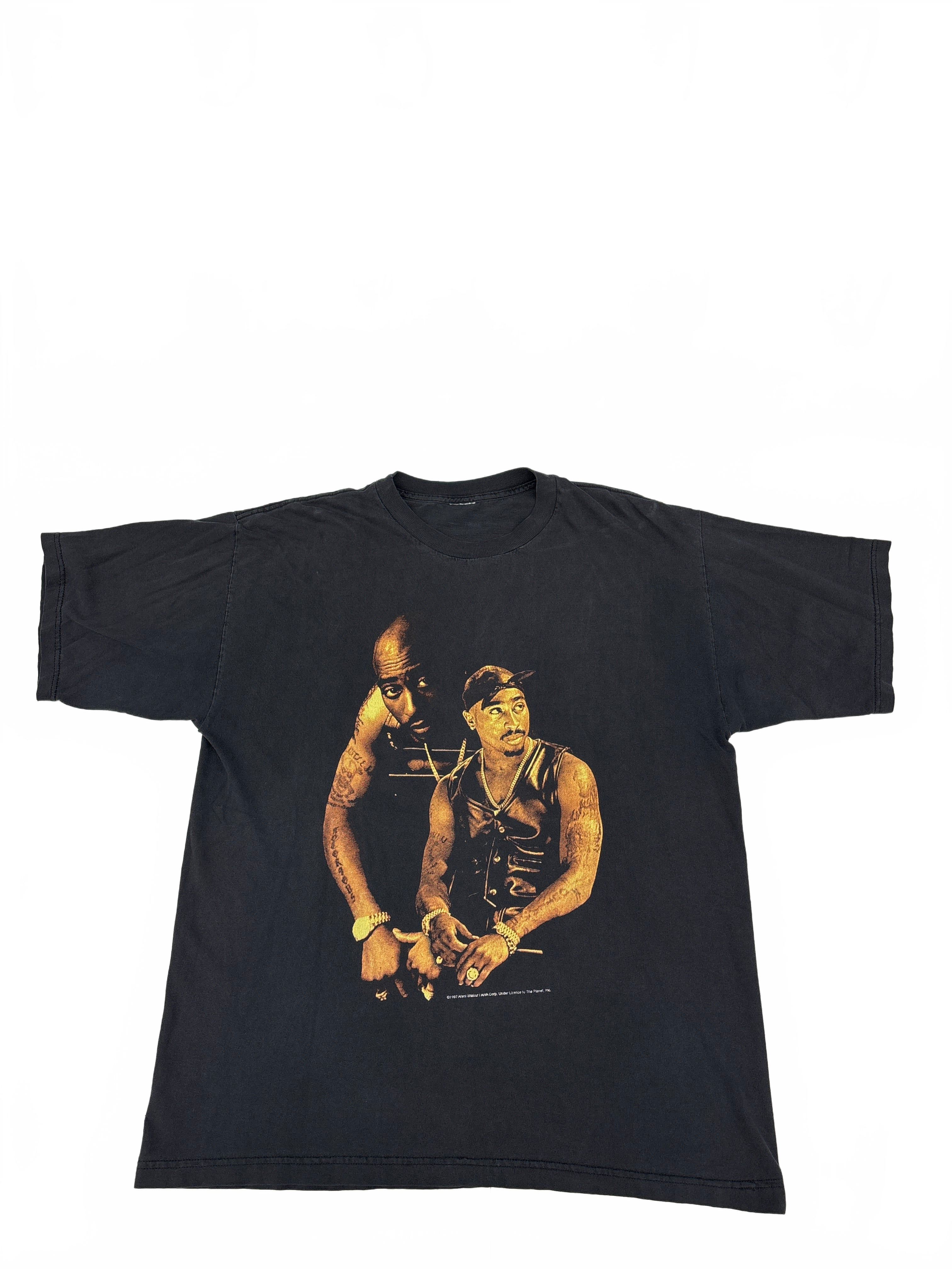 Vintage 90s 1997 2PacStop The Violence Rap Tee