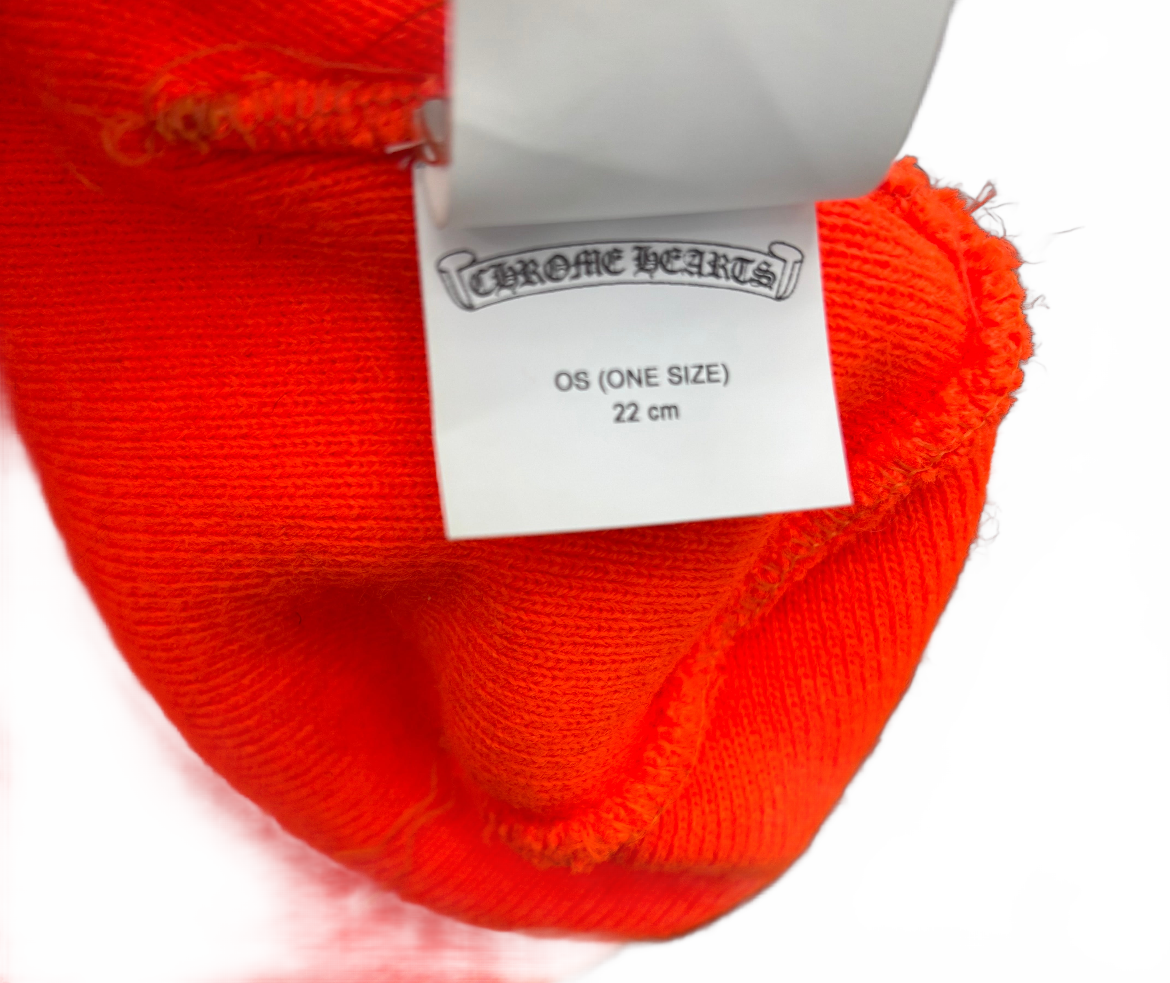 Chrome Hearts Orange Beanie