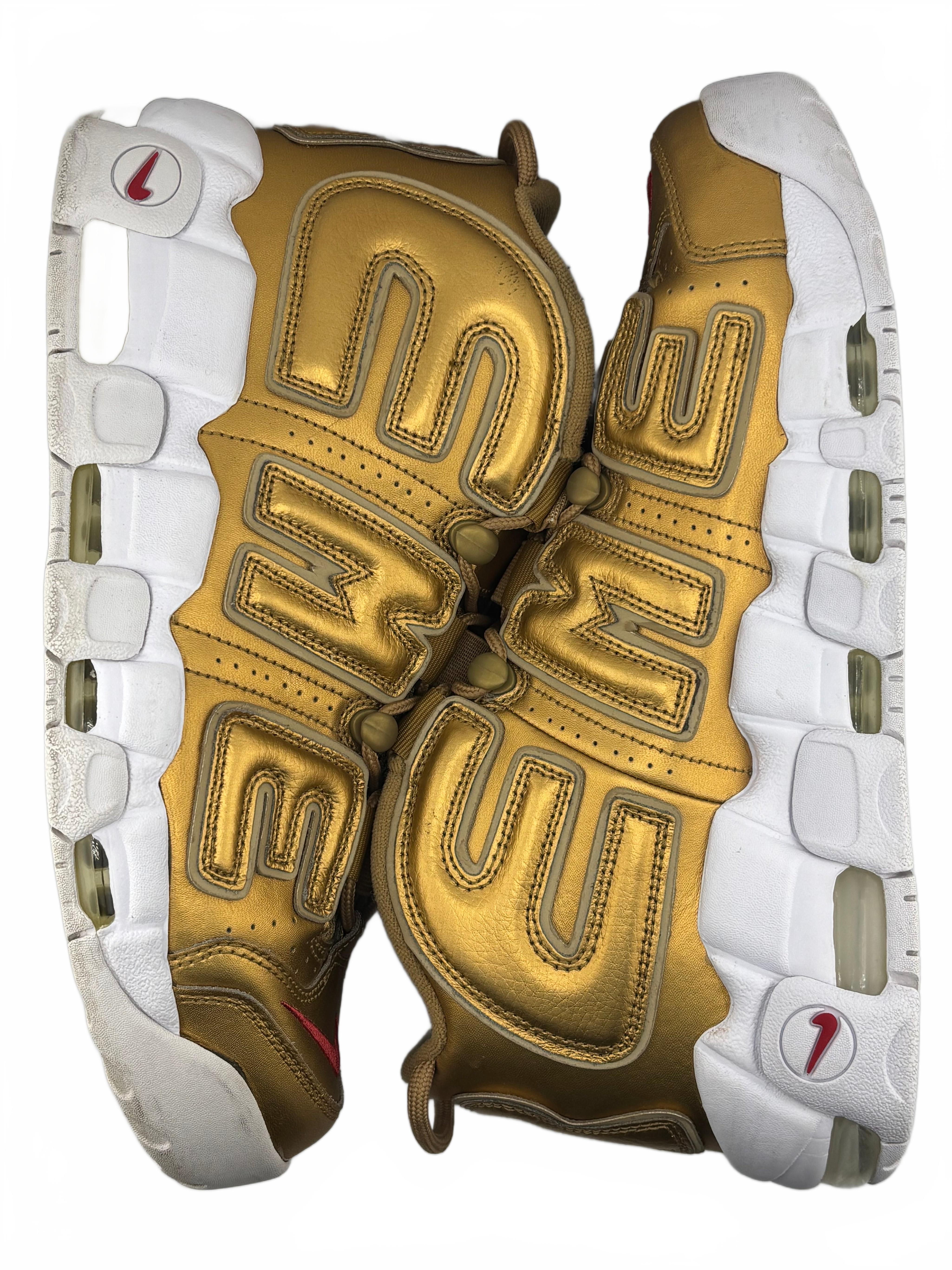Nike Air More Uptempo Supreme Suptempo Gold