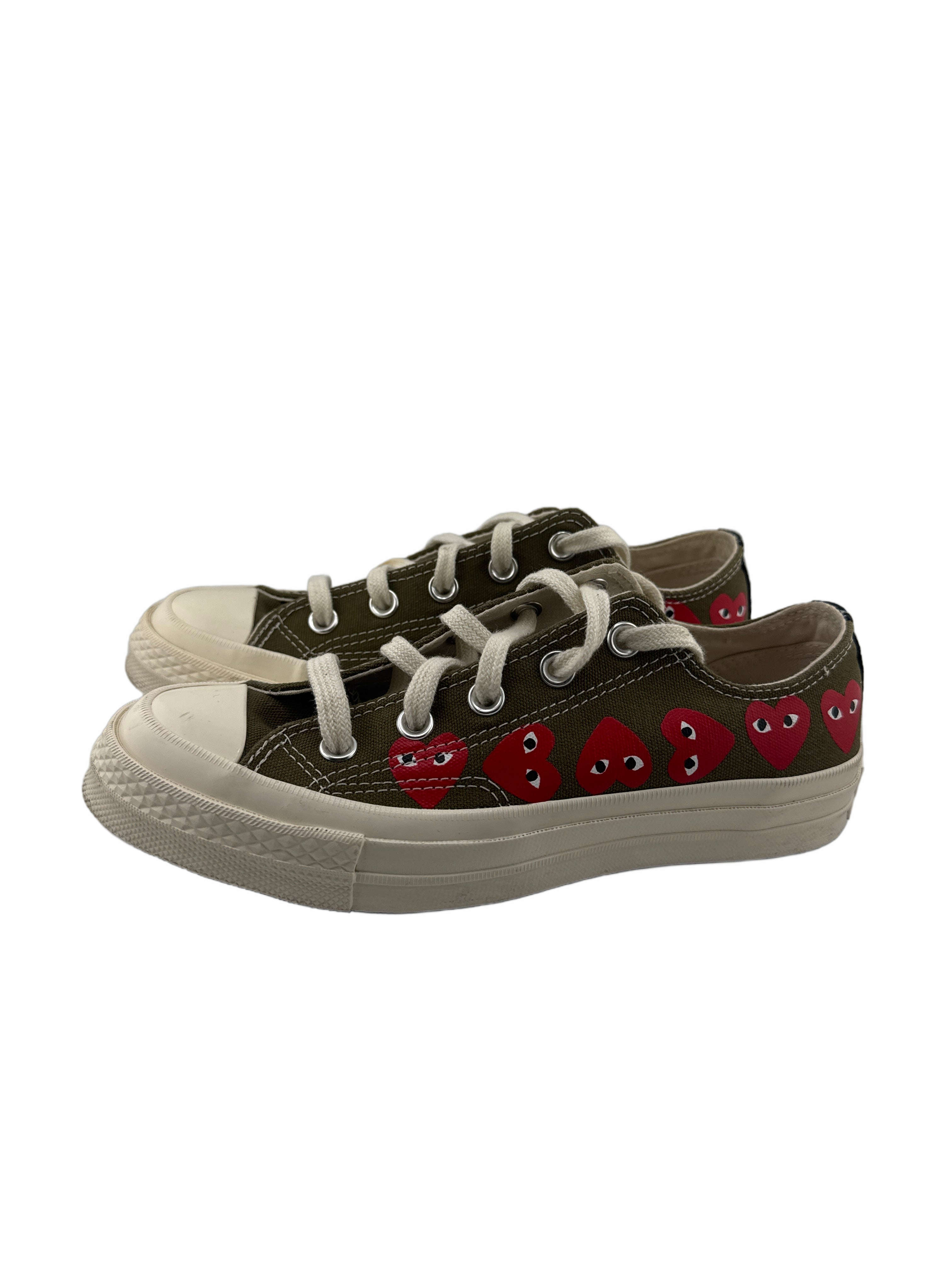 Converse Chuck Taylor All Star 70 Ox Comme des Garcons Multi Heart Green