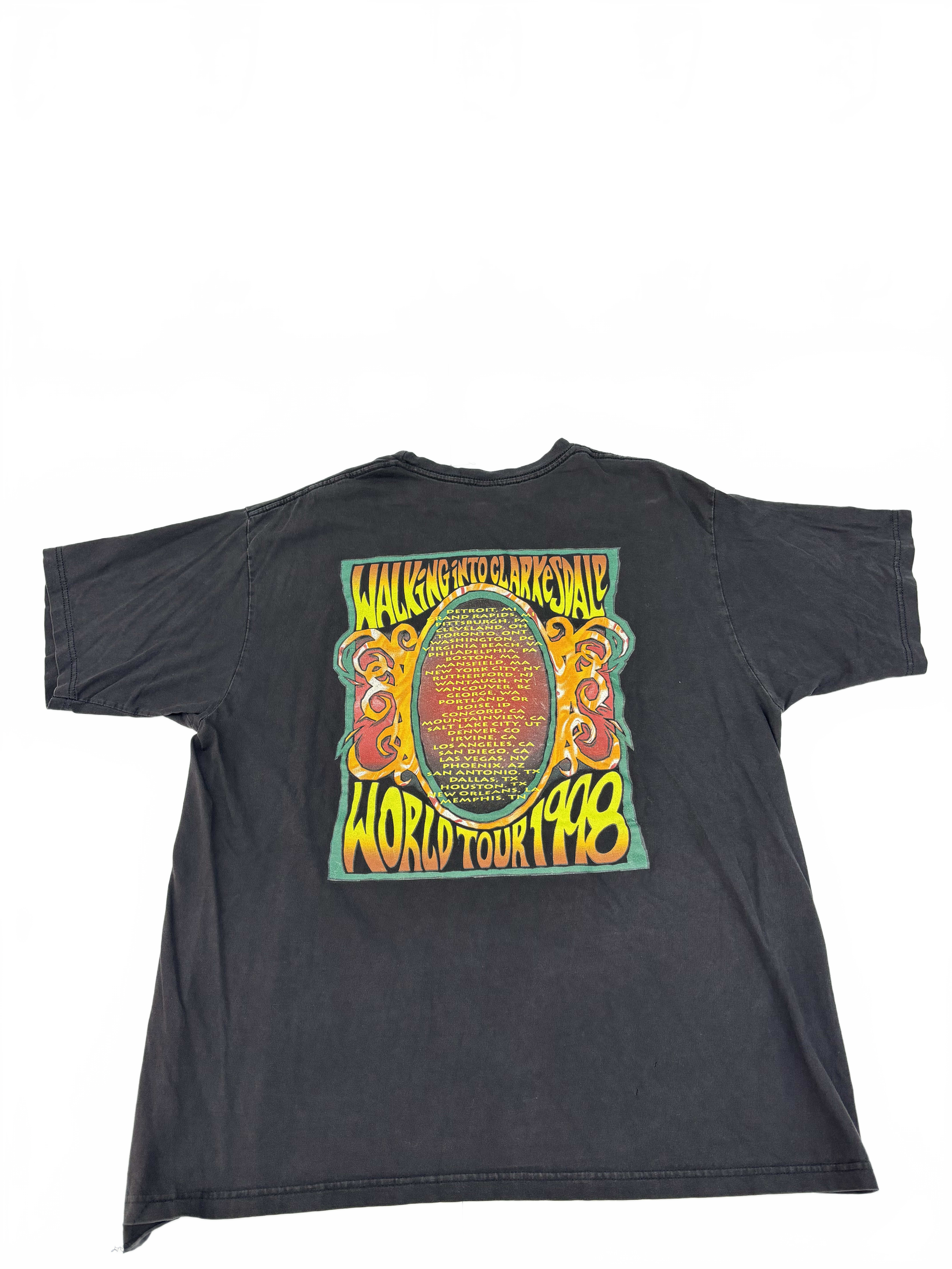 Vintage 1998 Page and Plant Walking Into Clarksdale Tee