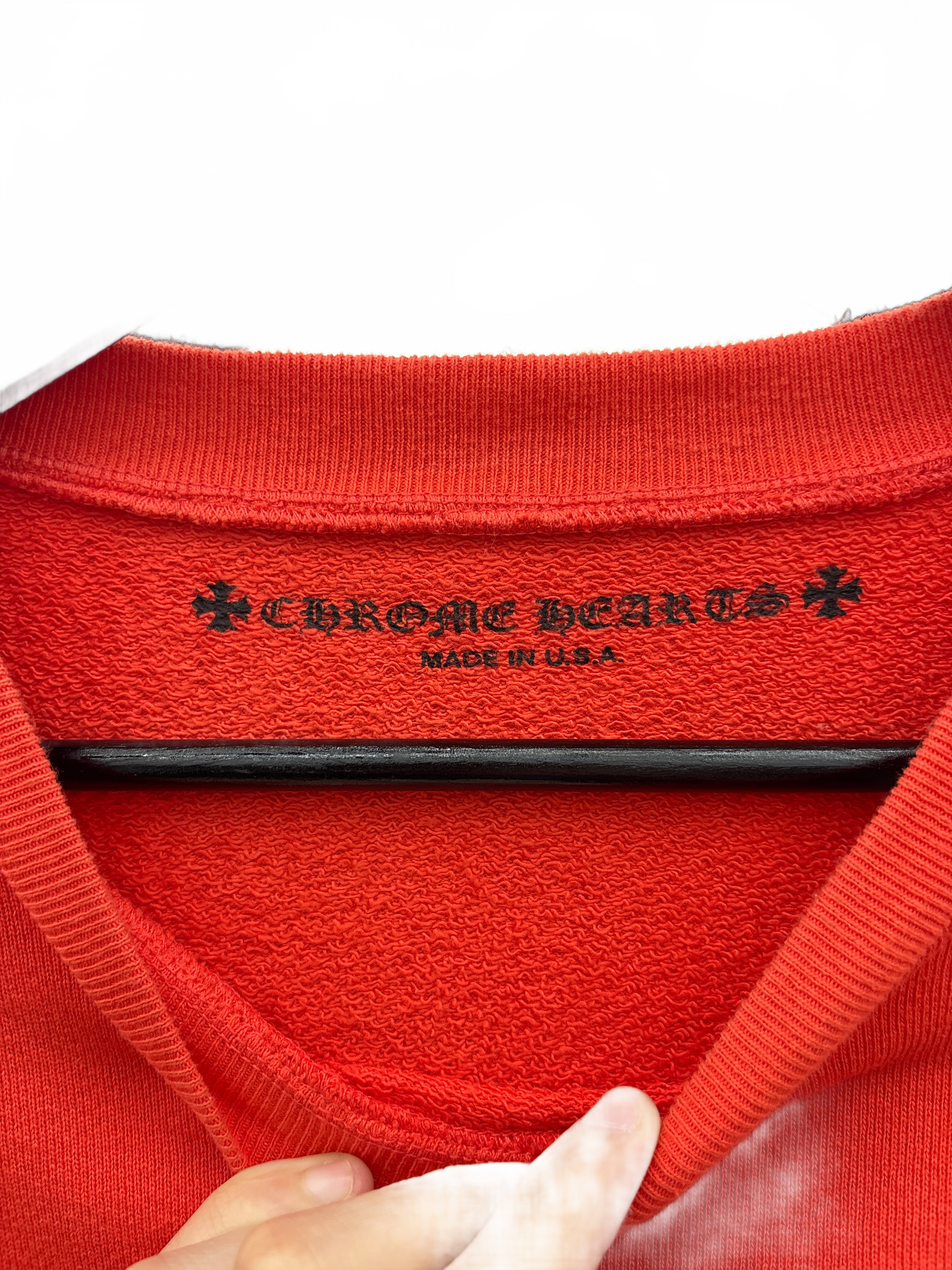 Chrome Hearts x Matty Boy PPO U HD PLVR Red Sweatshirt Red