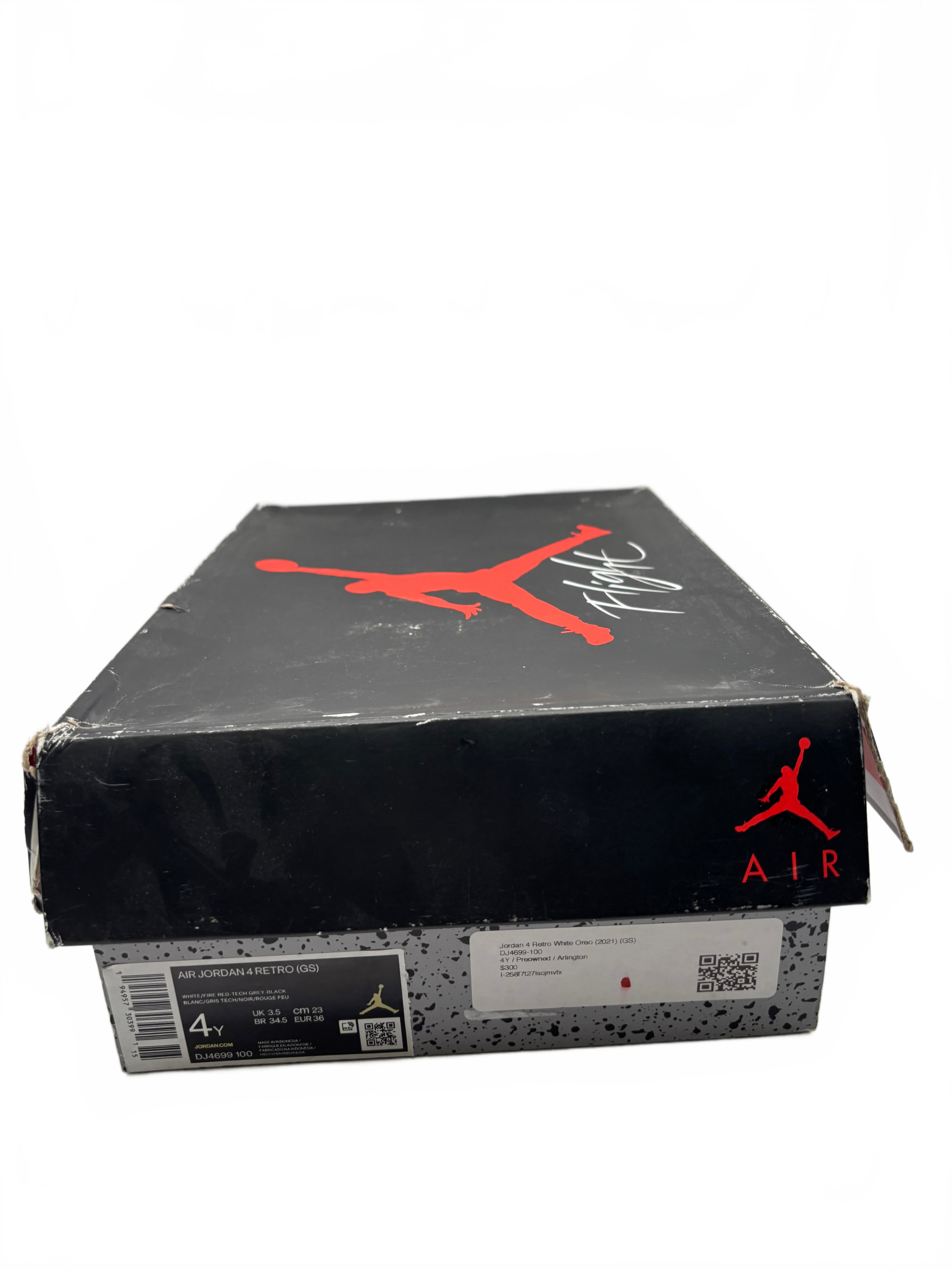 Jordan 4 Retro White Oreo (2021) (GS)