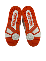 Louis Vuitton Trainer Monogram Denim Orange