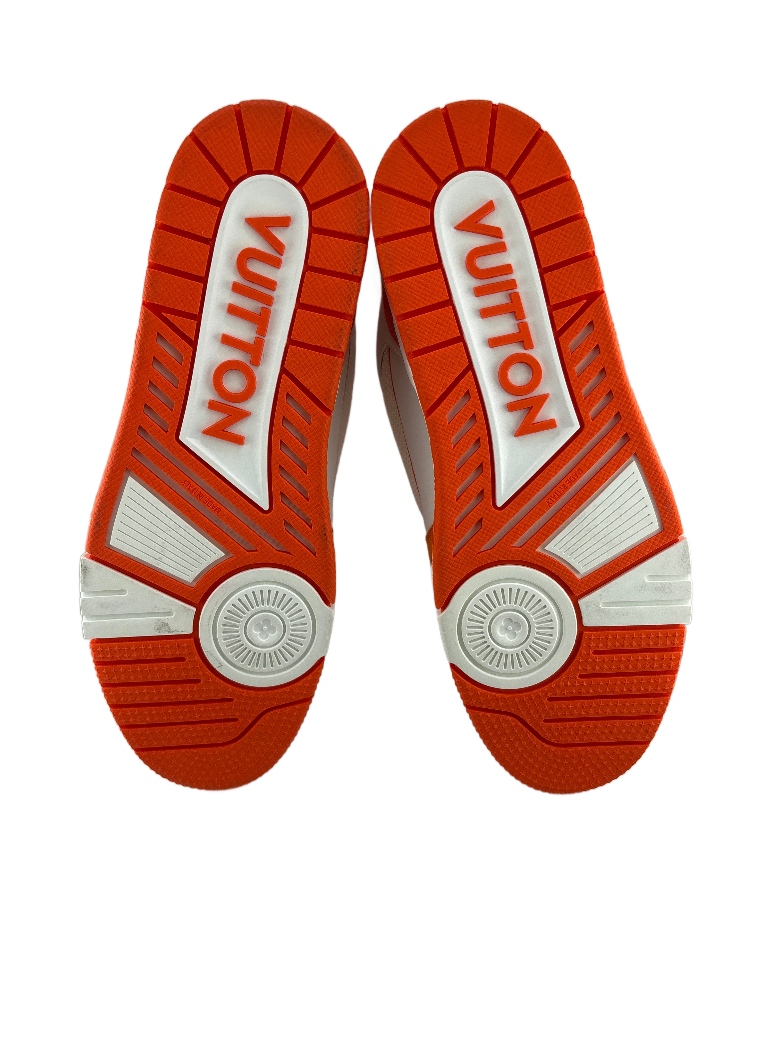 Louis Vuitton Trainer Monogram Denim Orange