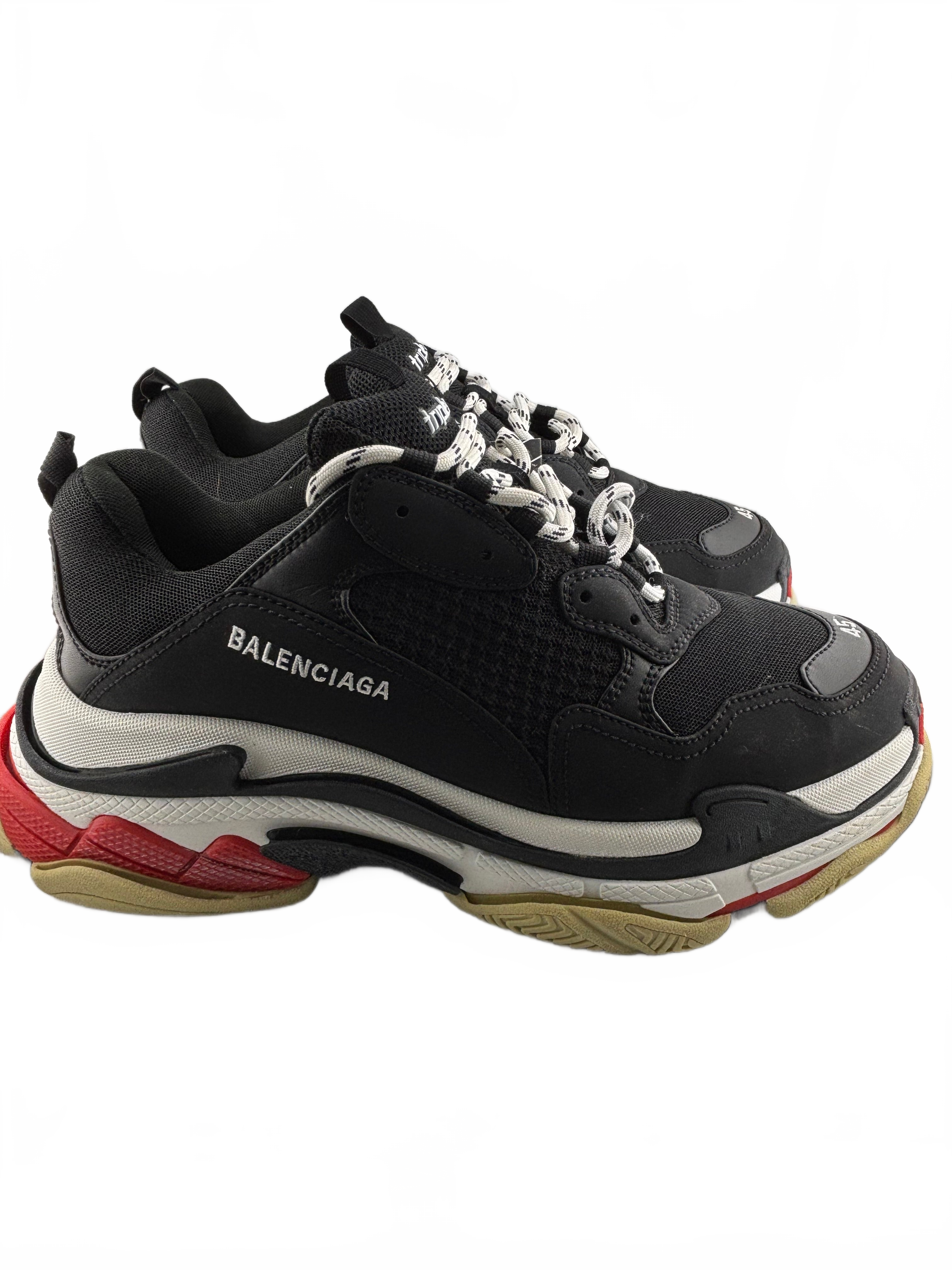 Balenciaga Triple S Black White Red (2018 Reissue)