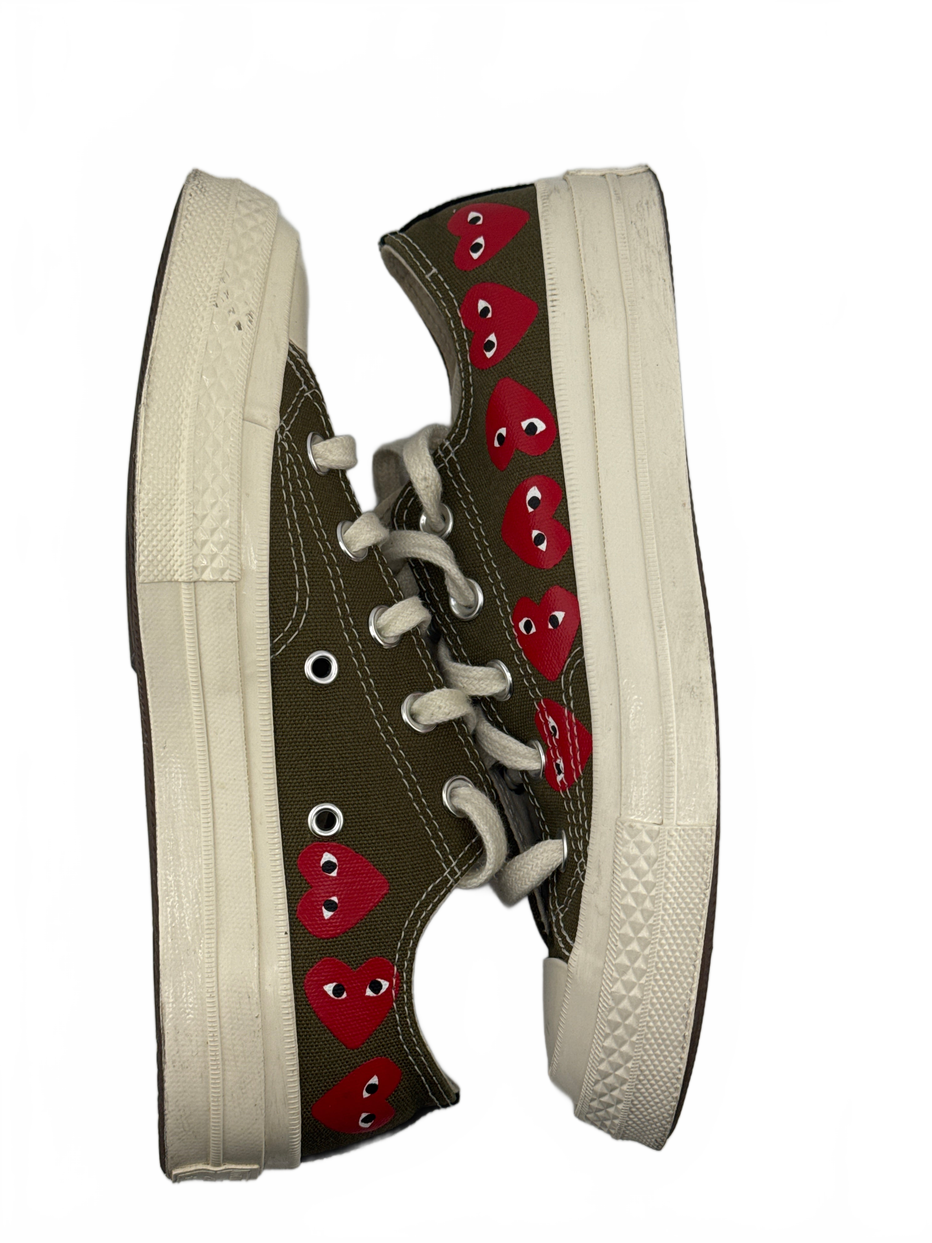 Converse Chuck Taylor All Star 70 Ox Comme des Garcons Multi Heart Green