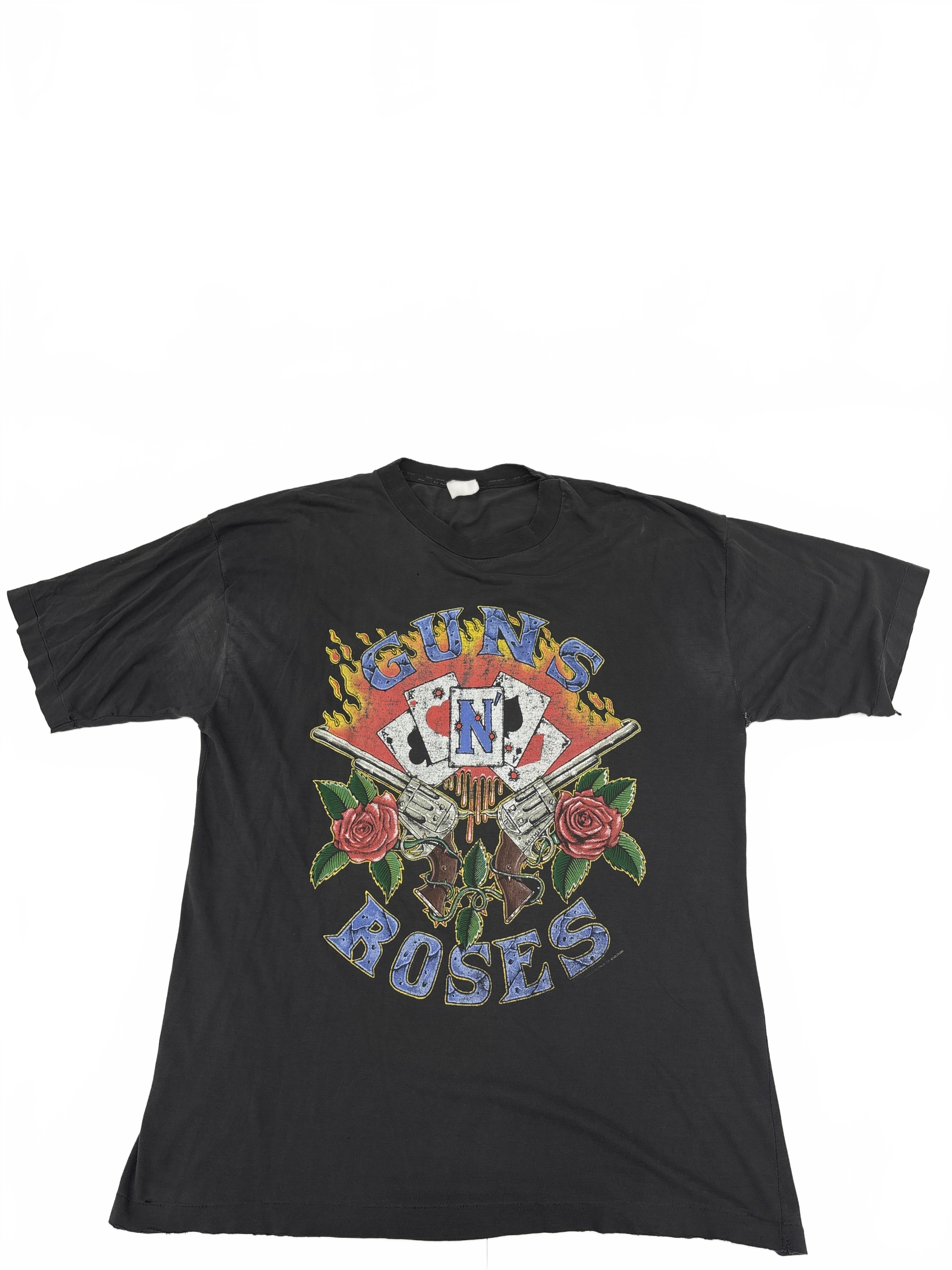 Vintage 1991 Guns N' Roses "Use Your Illusion" tour shirt
