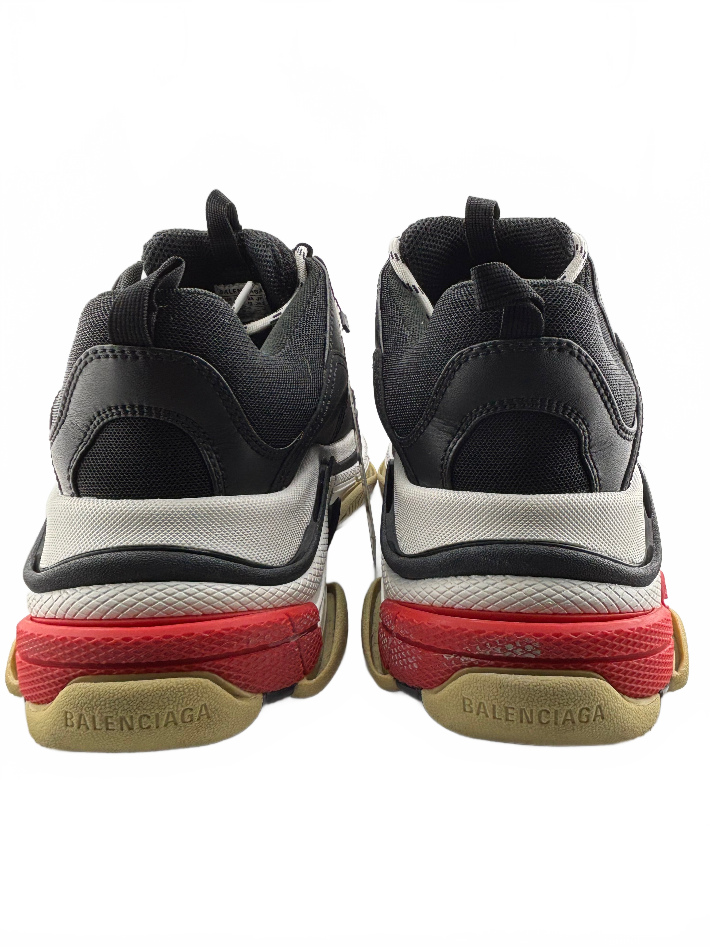 Balenciaga Triple S Black White Red (2018 Reissue)