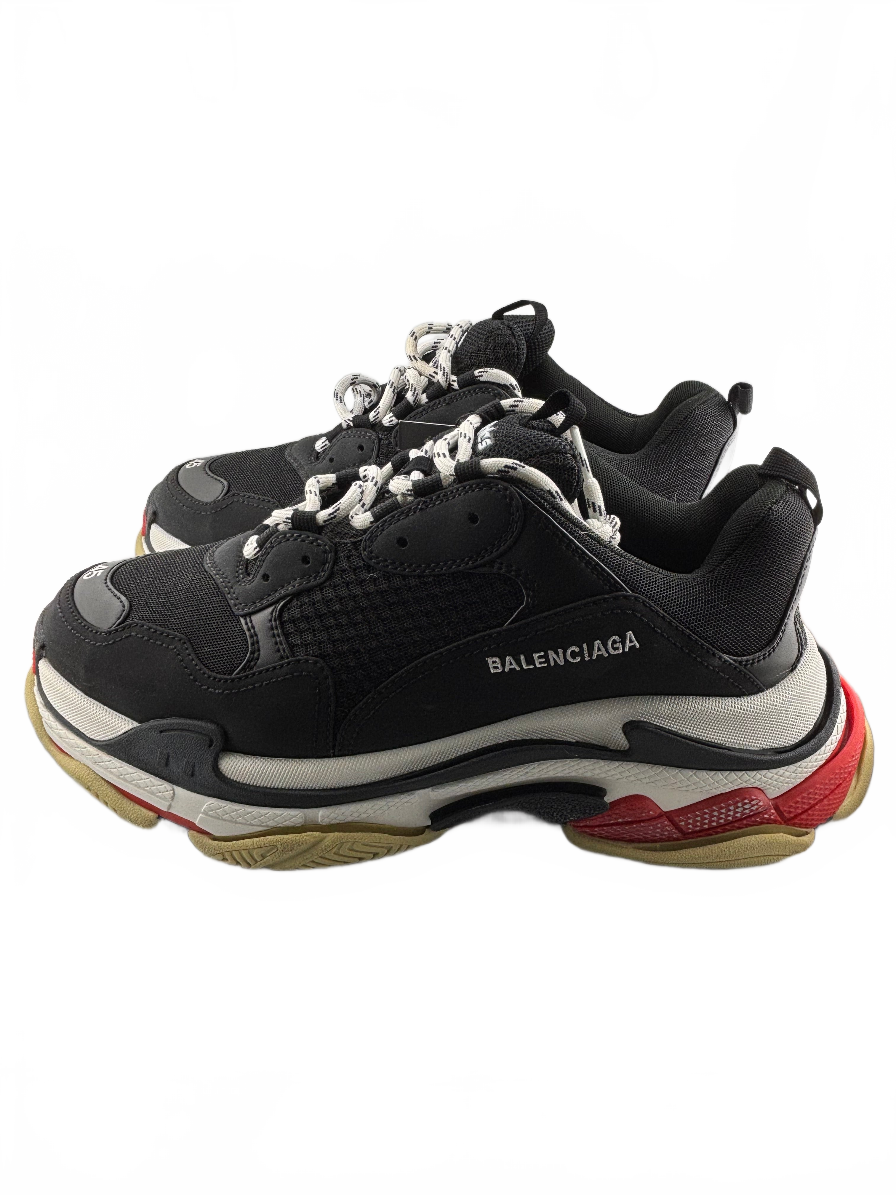 Balenciaga Triple S Black White Red (2018 Reissue)
