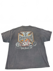 Vintage 00 West Coast Choppers Orange Bike Tee