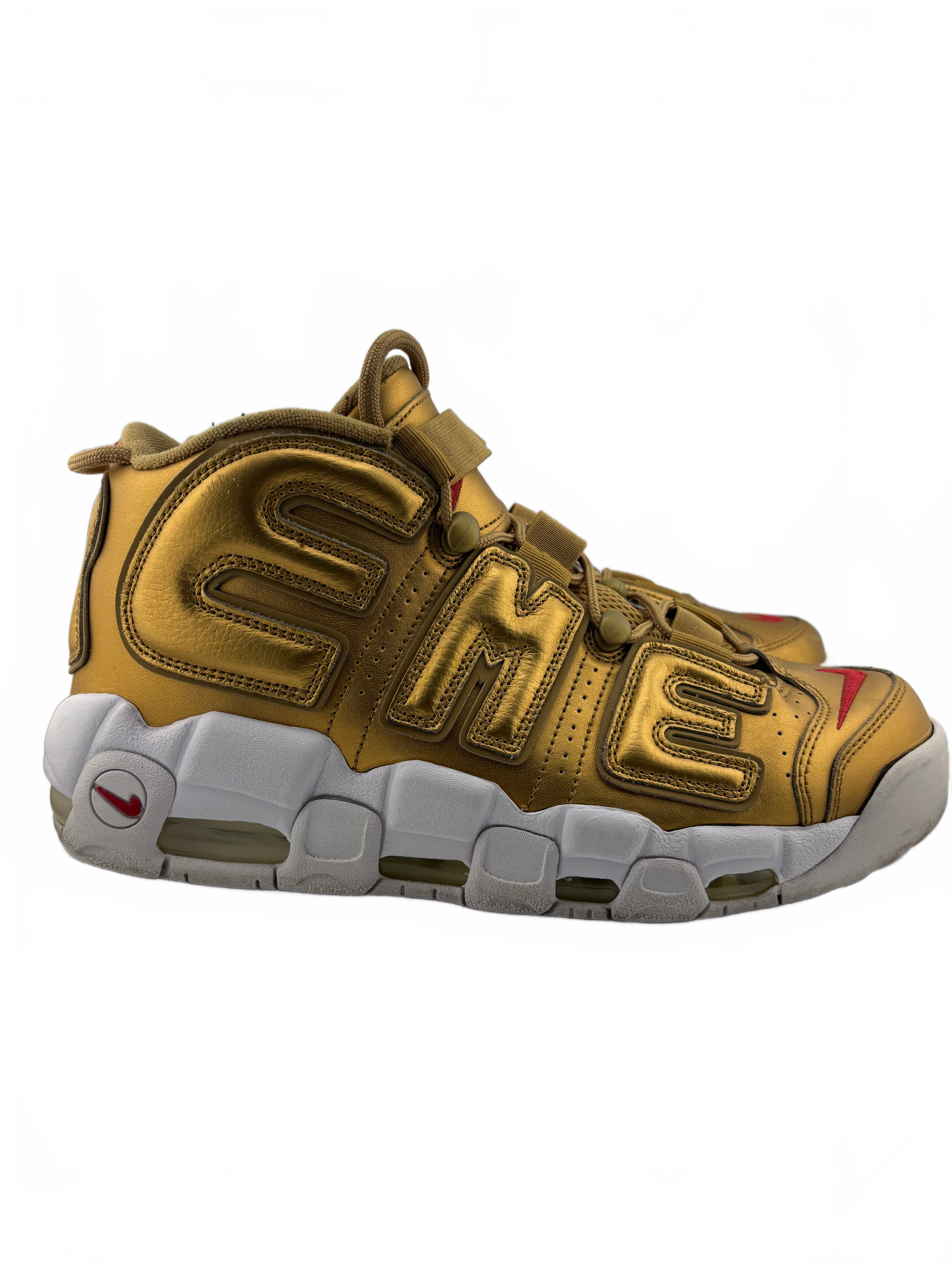 Nike Air More Uptempo Supreme Suptempo Gold