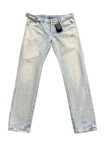 Saint Laurent Slim Fit Jeans Light Fall Blue Denim