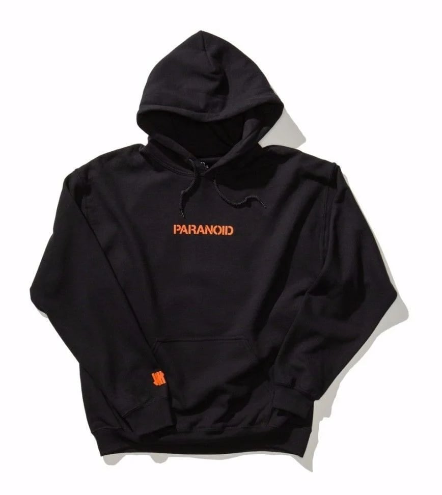 Anti Social Social Club x Undefeated Paranoid Hoodie Black