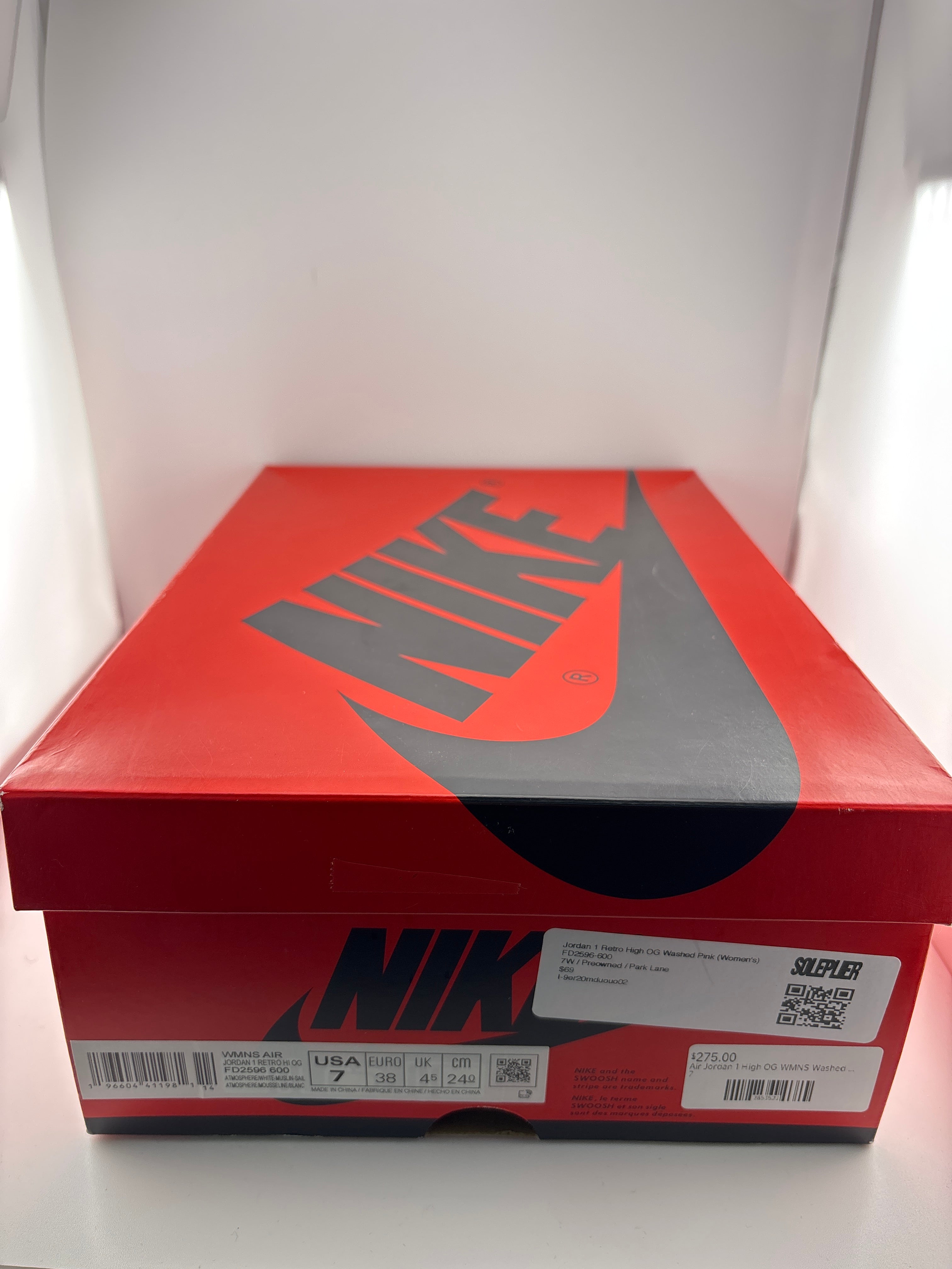 Jordan 1 Retro High OG Washed Pink (Women's)