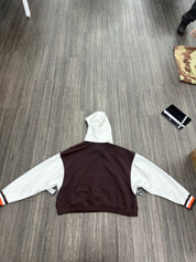 Jordan x Maison Chateau Rouge Women's Fleece Top Hoodie Brown